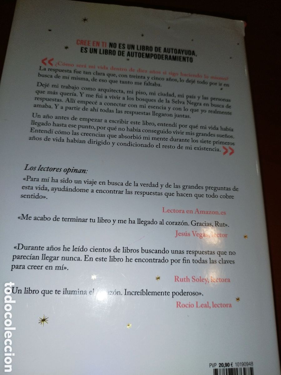 Libros de segunda mano: RUT NIEVES: CREE EN TI DESCUBRE EL PODER DE TRANSFORMAR TU VIDA. ED. PLANETA, 2018. - Foto 3