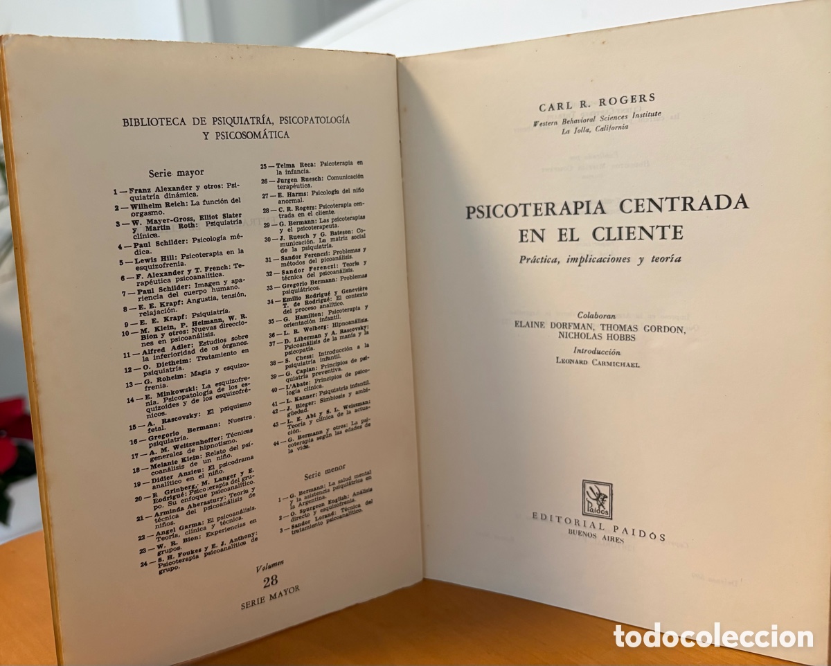 Libros de segunda mano: Psicoterapia centrada en el cliente - Foto 2