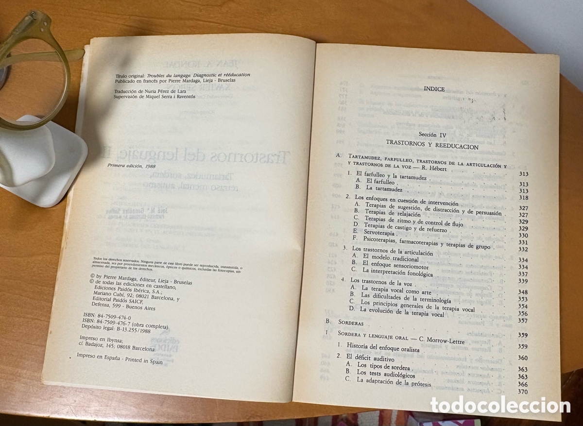 Libros de segunda mano: Trastornos del lenguaje, II - Foto 2