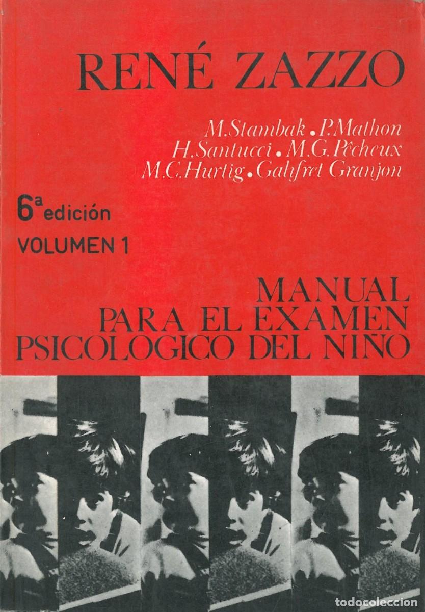 Gebrauchte B&uuml;cher: Manual para el examen psicologico del ni&ntilde;o 1 - Zazzo, Rene
