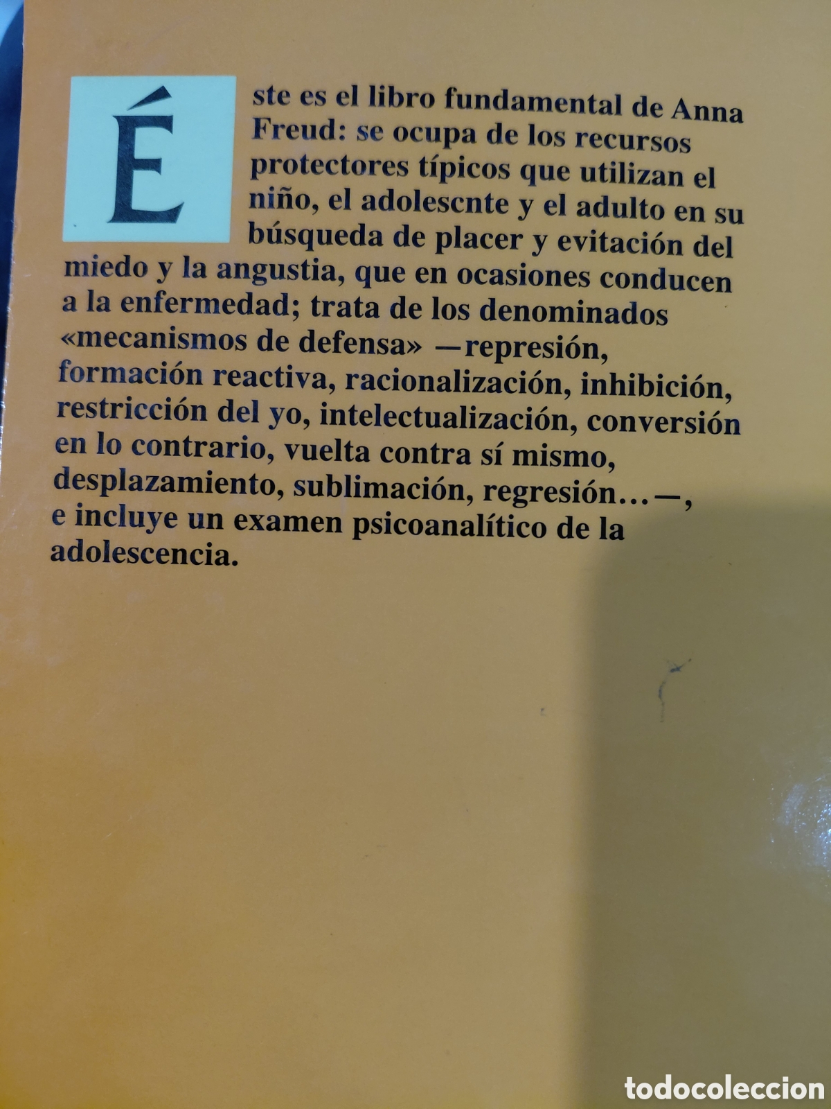Libros de segunda mano: Anna Freud. El yo y los mecanismos de defensa - Foto 2
