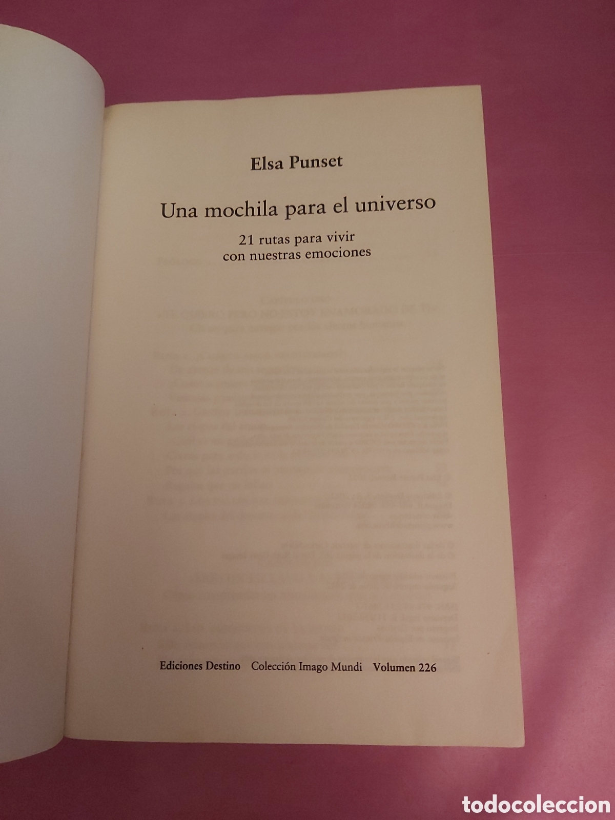 Libros de segunda mano: UNA MOCHILA PARA EL UNIVERSO EL VIAJE AL PODER DE LA MENTE PUNSET - Foto 5