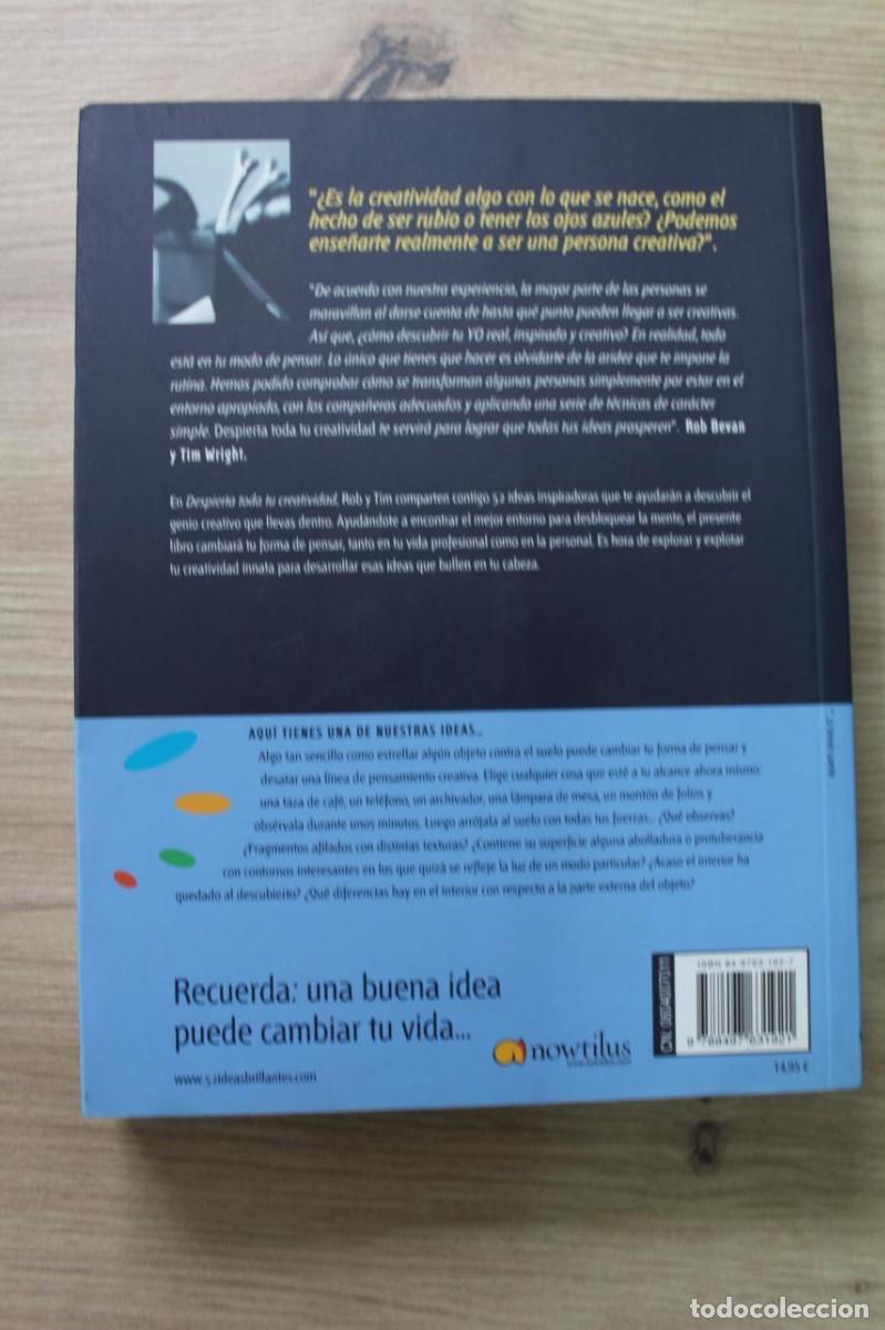 Libros de segunda mano: Despierta toda tu creatividad Rob Bevan, Tim Wright - Foto 2
