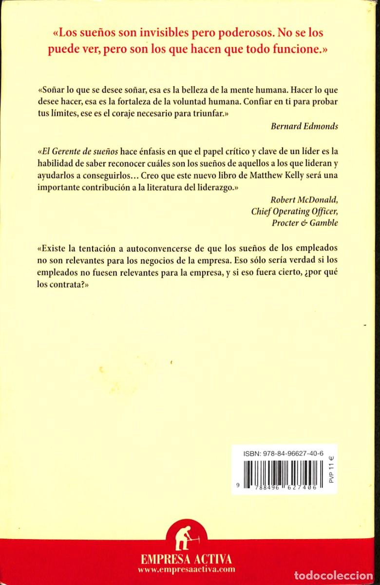 Libros de segunda mano: El Gerente De Sue&ntilde;os - Foto 2