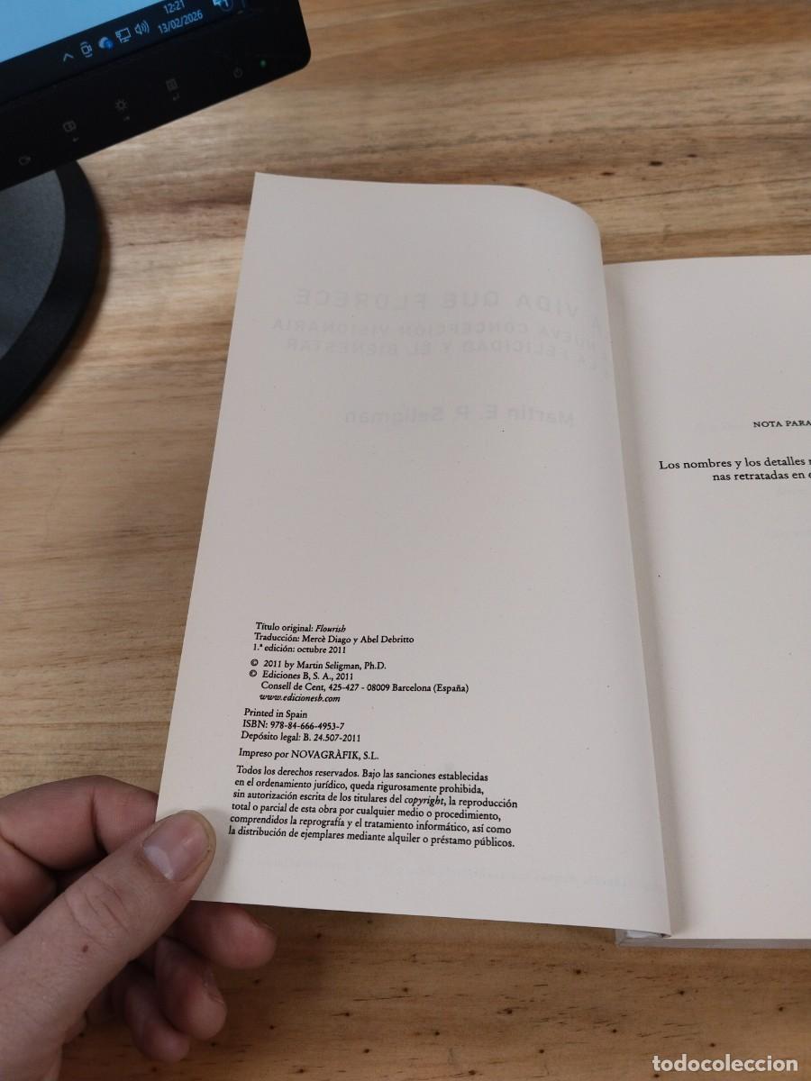 Libros de segunda mano: La Vida que Florece - Martin E. P. Seligman - Foto 5