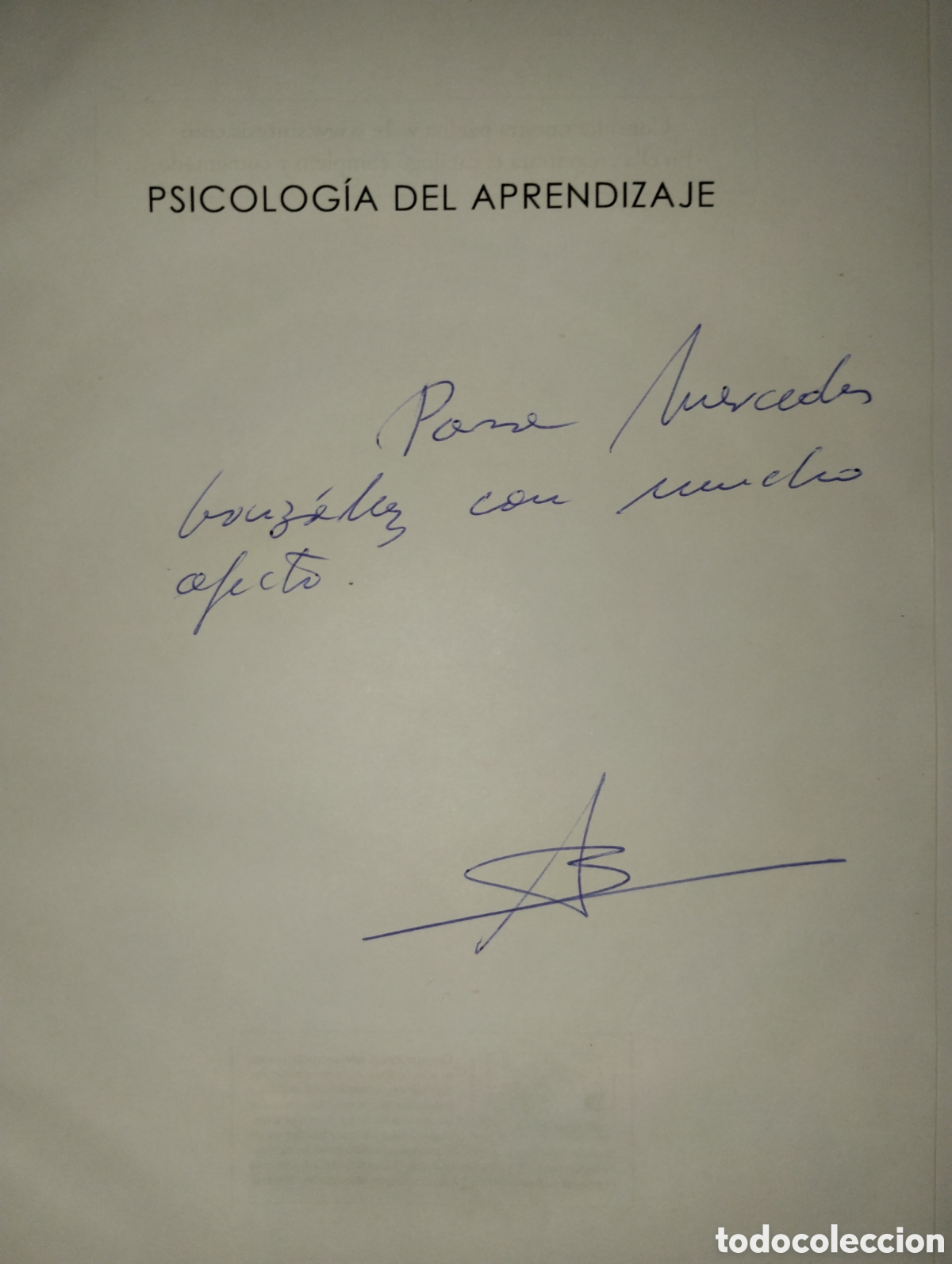 Libros de segunda mano: PSICOLOG&Iacute;A DEL APRENDIZAJE - Foto 3