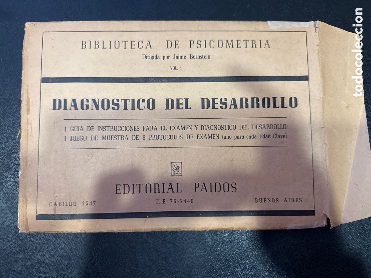 Libros de segunda mano: BERNSTEIN, Jaime. Diagn&oacute;stico del desarrollo - Foto 1