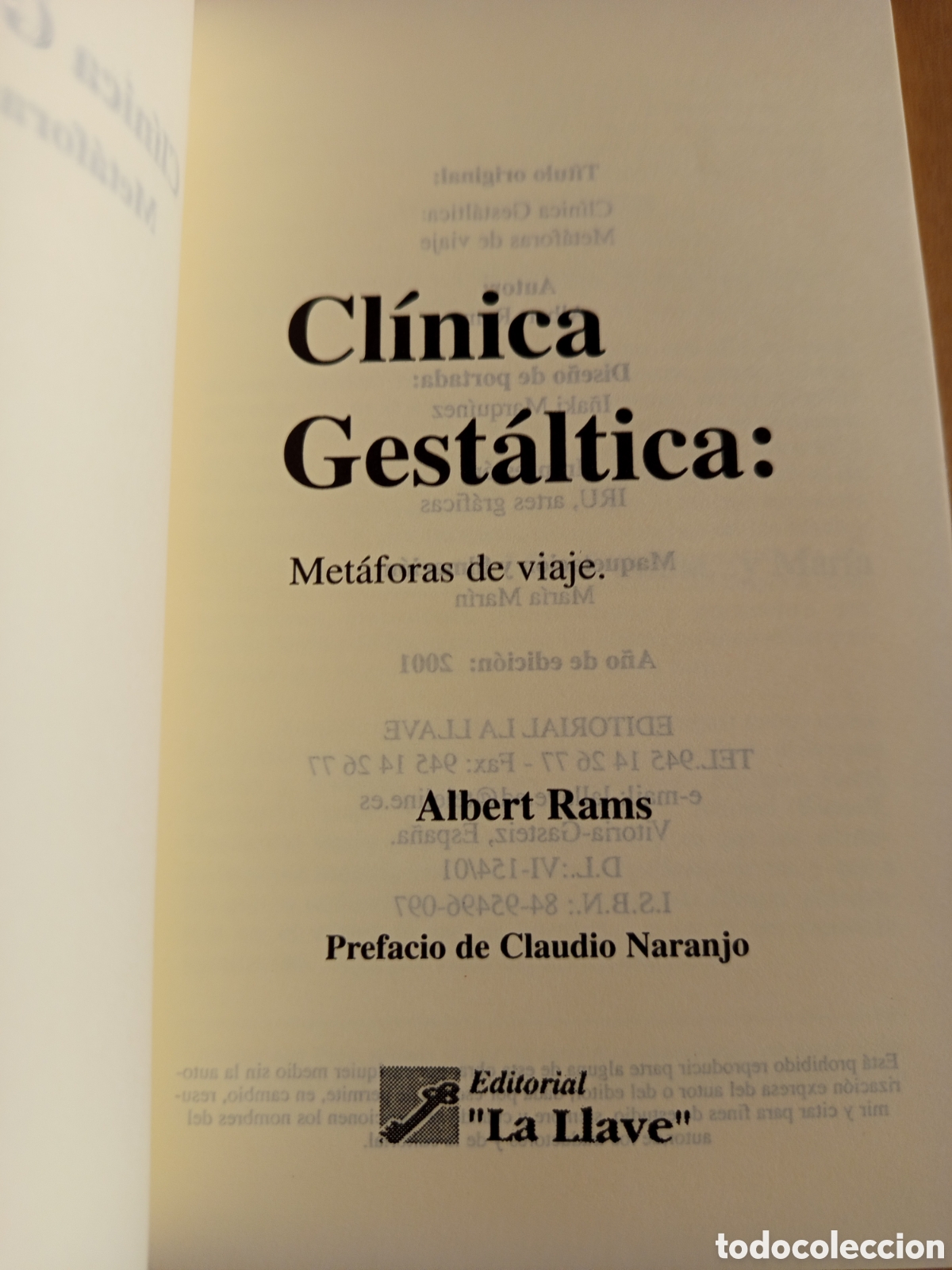 Libros de segunda mano: CLINICA GESTALTICA (ALBERT RAMS) - Foto 2