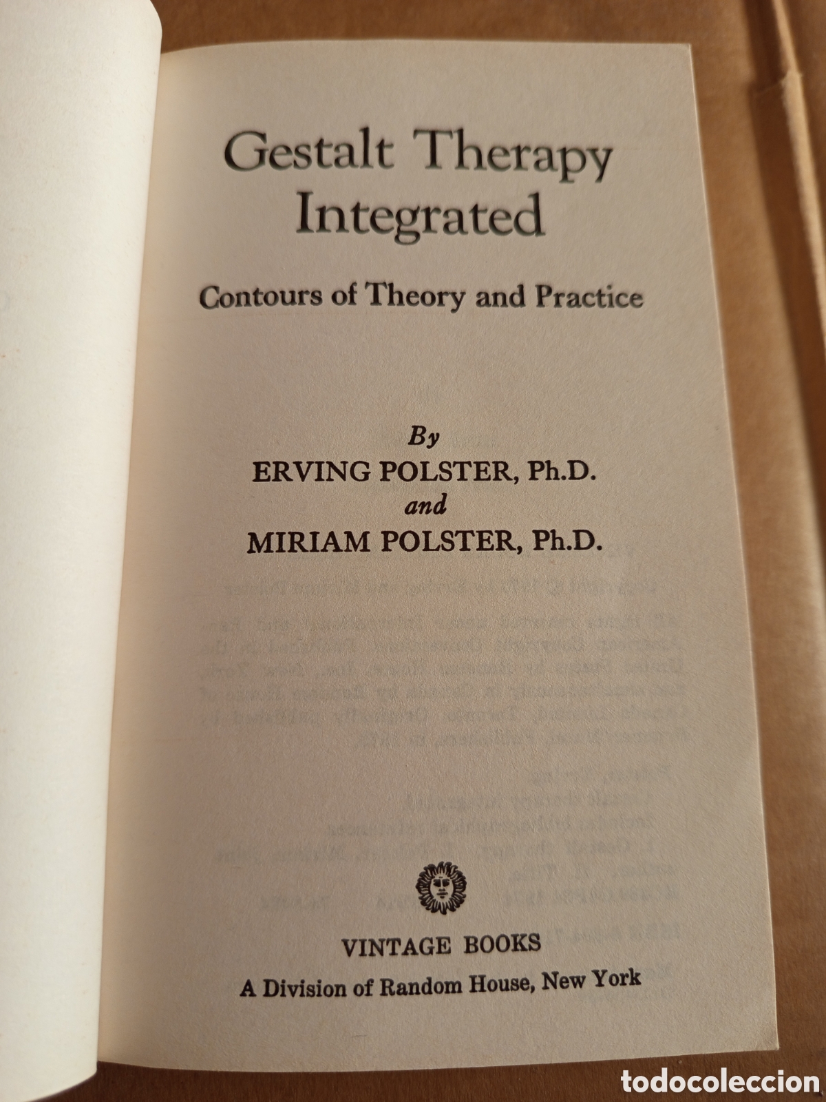 Libros de segunda mano: GESTALT THERAPY INTEGRATED (ERVIN MIRIAM POLSTER) - Foto 3