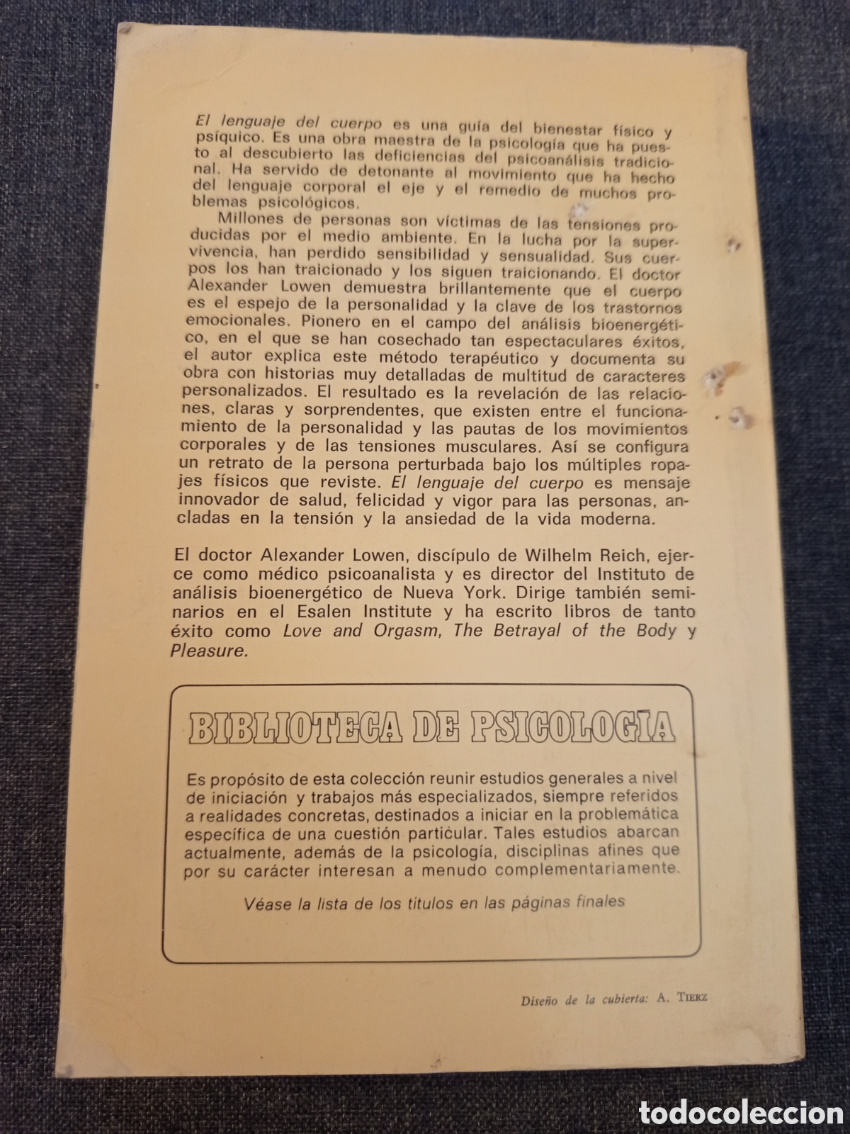Libros de segunda mano: EL LENGUAJE DEL CUERPO (ALEXANDER LOWEN) - Foto 5