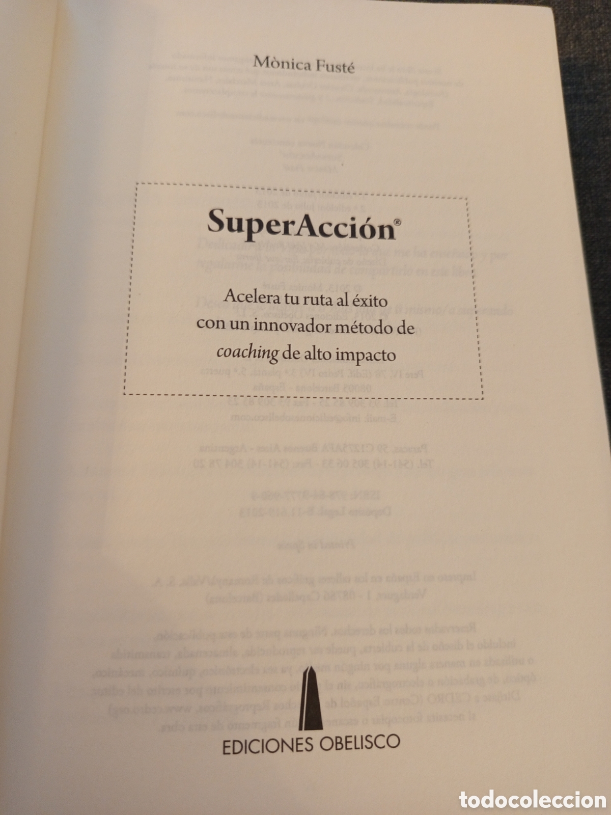 Libros de segunda mano: SUPERACCION (MONICA FUSTE) - Foto 2