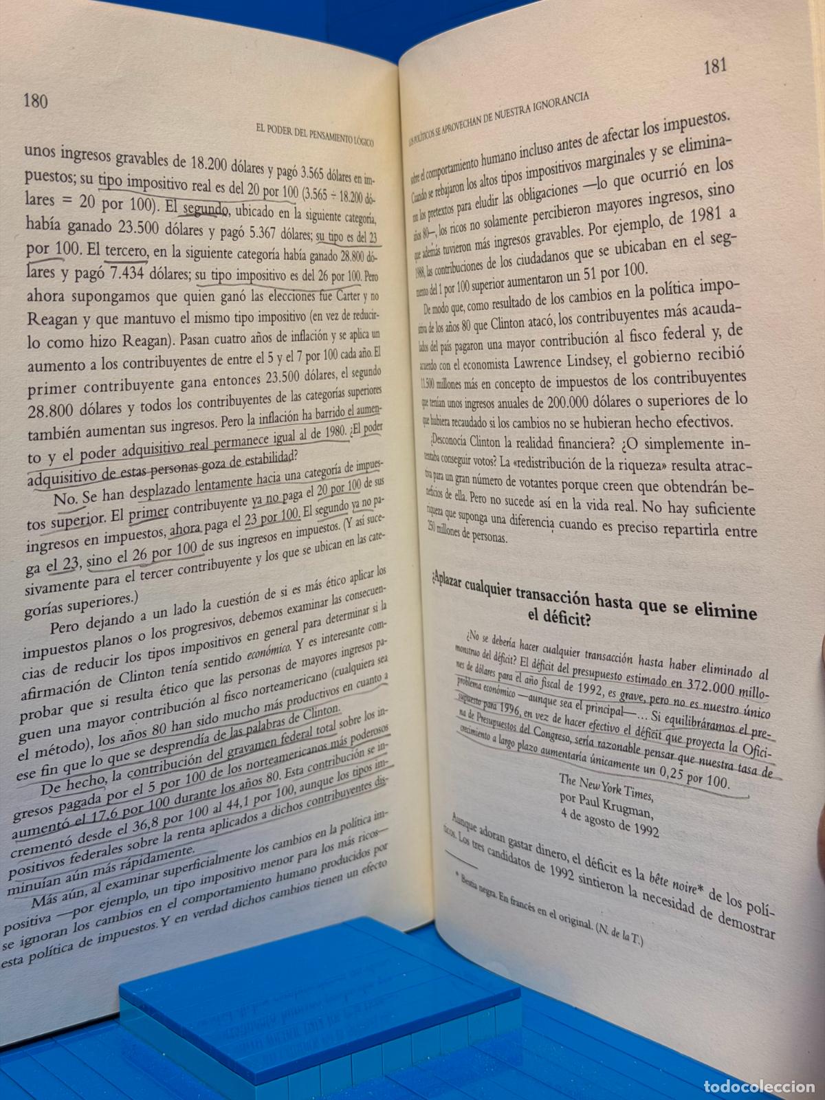 Libros de segunda mano: EL PODER DEL PENSAMIENTO LOGICO &ndash; EDAF &ndash; MARILYN VOS SAVANT &ndash; 1998 - Foto 4