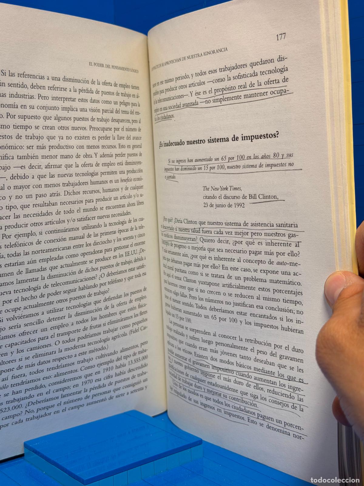 Libros de segunda mano: EL PODER DEL PENSAMIENTO LOGICO &ndash; EDAF &ndash; MARILYN VOS SAVANT &ndash; 1998 - Foto 6