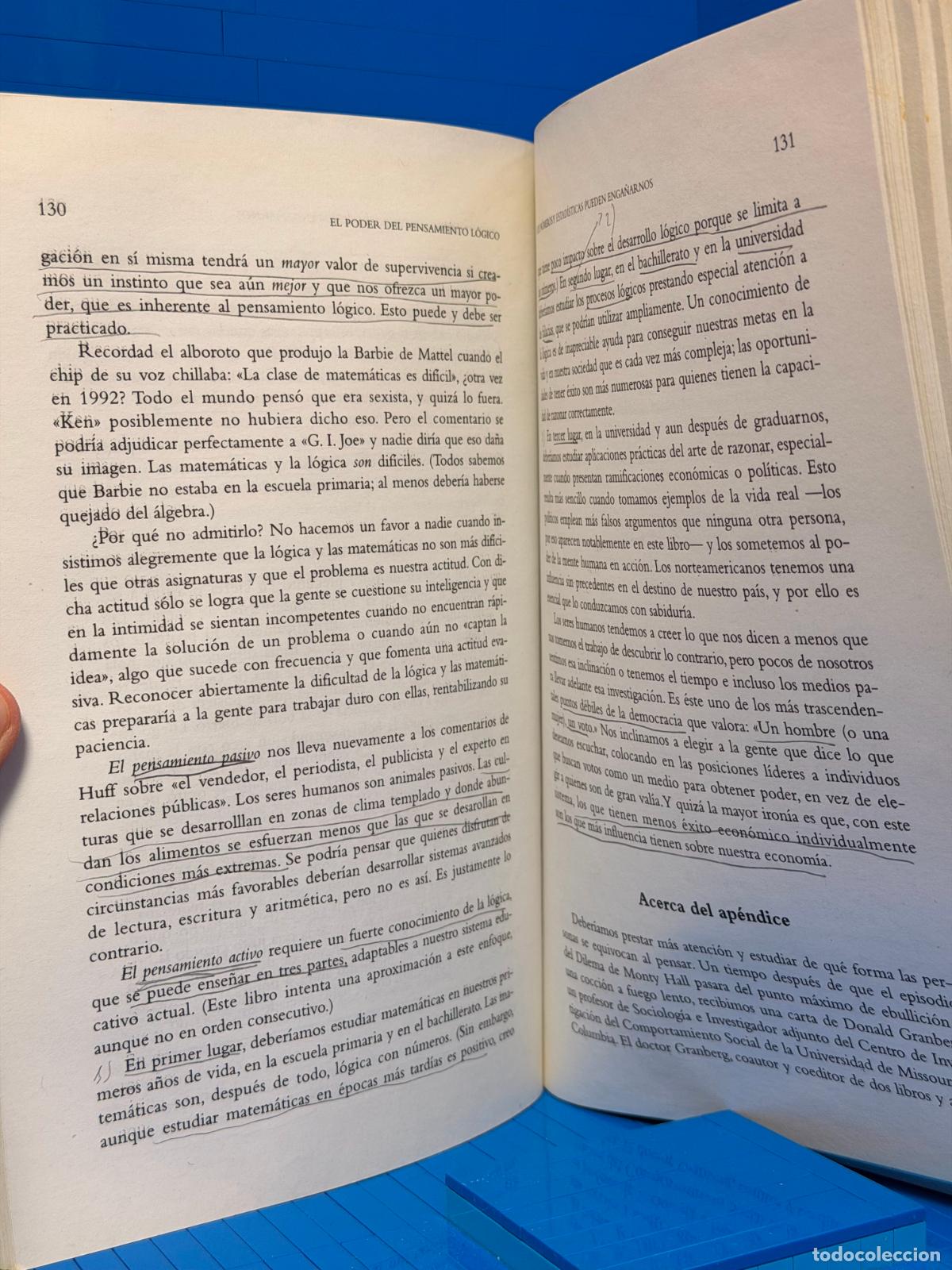 Libros de segunda mano: EL PODER DEL PENSAMIENTO LOGICO &ndash; EDAF &ndash; MARILYN VOS SAVANT &ndash; 1998 - Foto 8