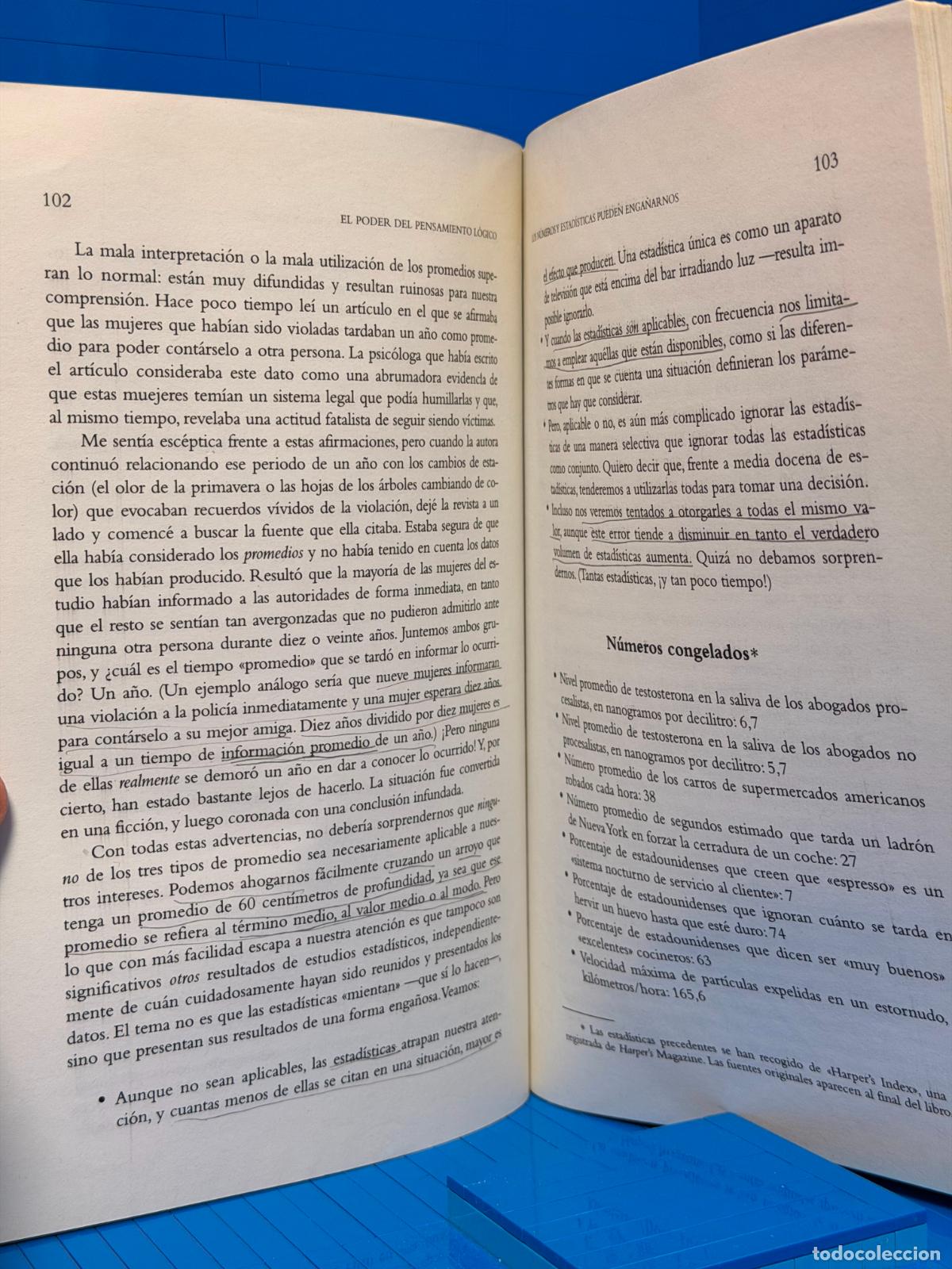 Libros de segunda mano: EL PODER DEL PENSAMIENTO LOGICO &ndash; EDAF &ndash; MARILYN VOS SAVANT &ndash; 1998 - Foto 10
