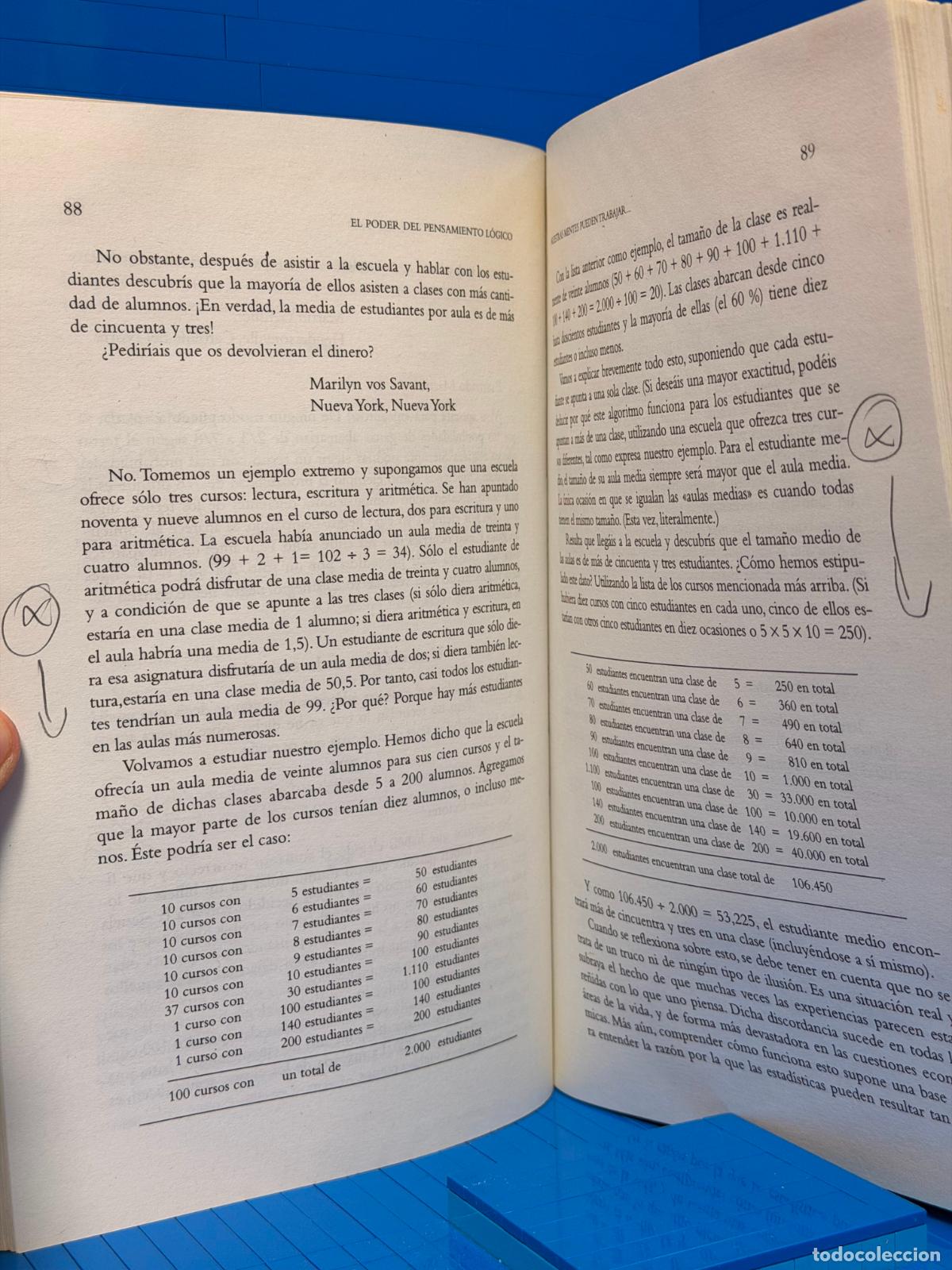Libros de segunda mano: EL PODER DEL PENSAMIENTO LOGICO &ndash; EDAF &ndash; MARILYN VOS SAVANT &ndash; 1998 - Foto 11