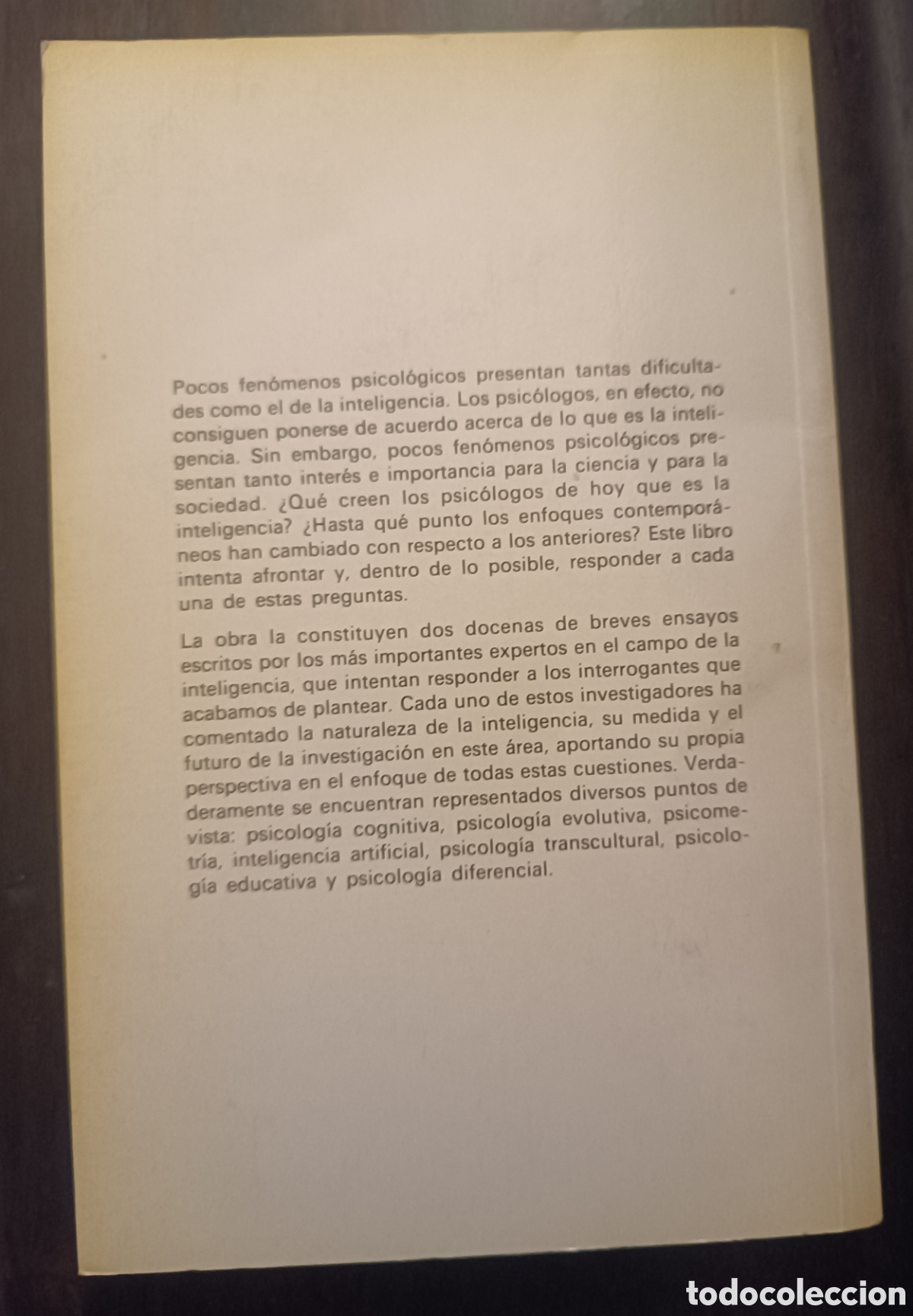 Libros de segunda mano: &iquest;Qu&eacute; es la inteligencia? - Foto 2