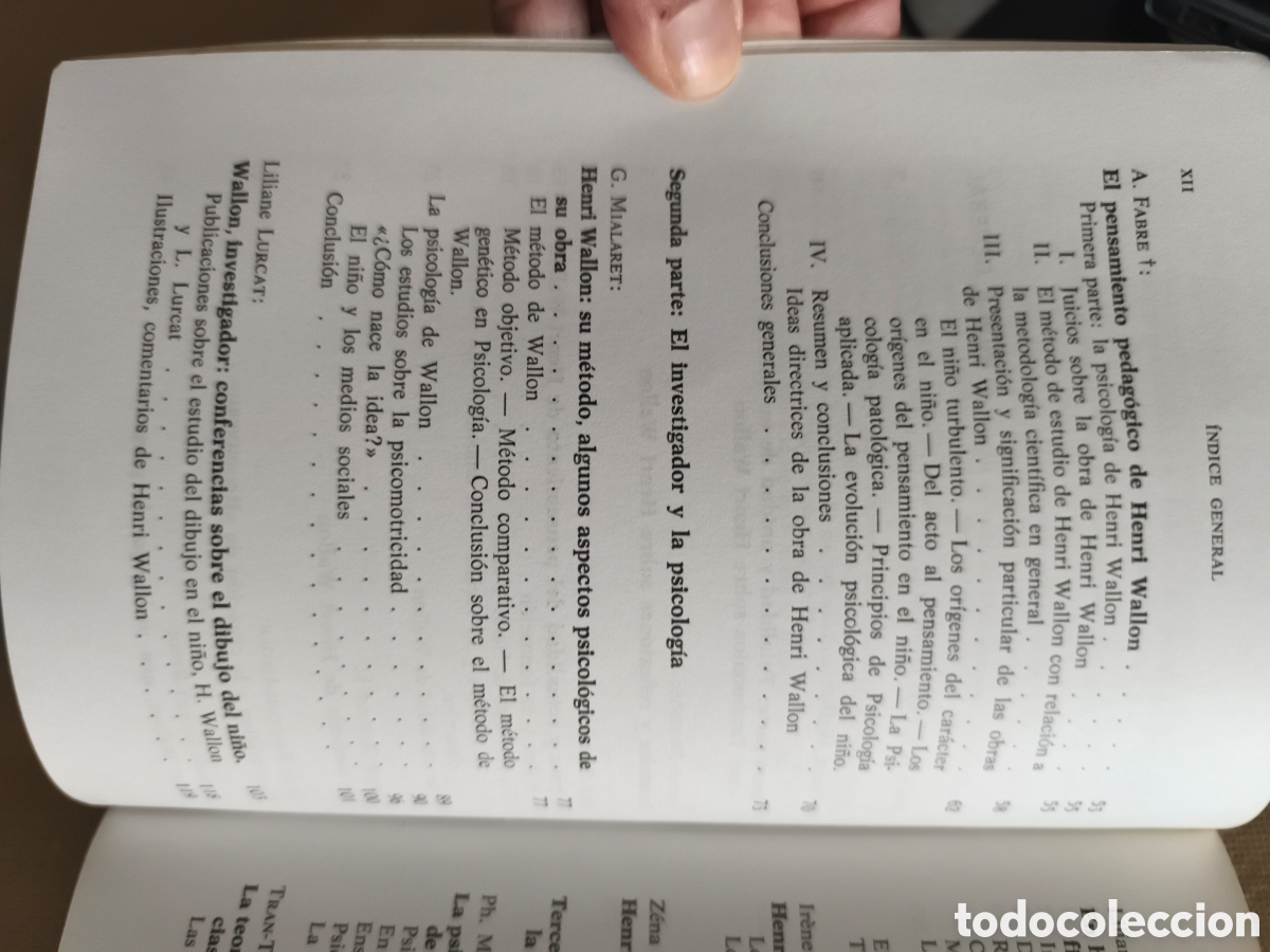 Libros de segunda mano: Introducci&oacute;n a Wallon. Vol I - Foto 7