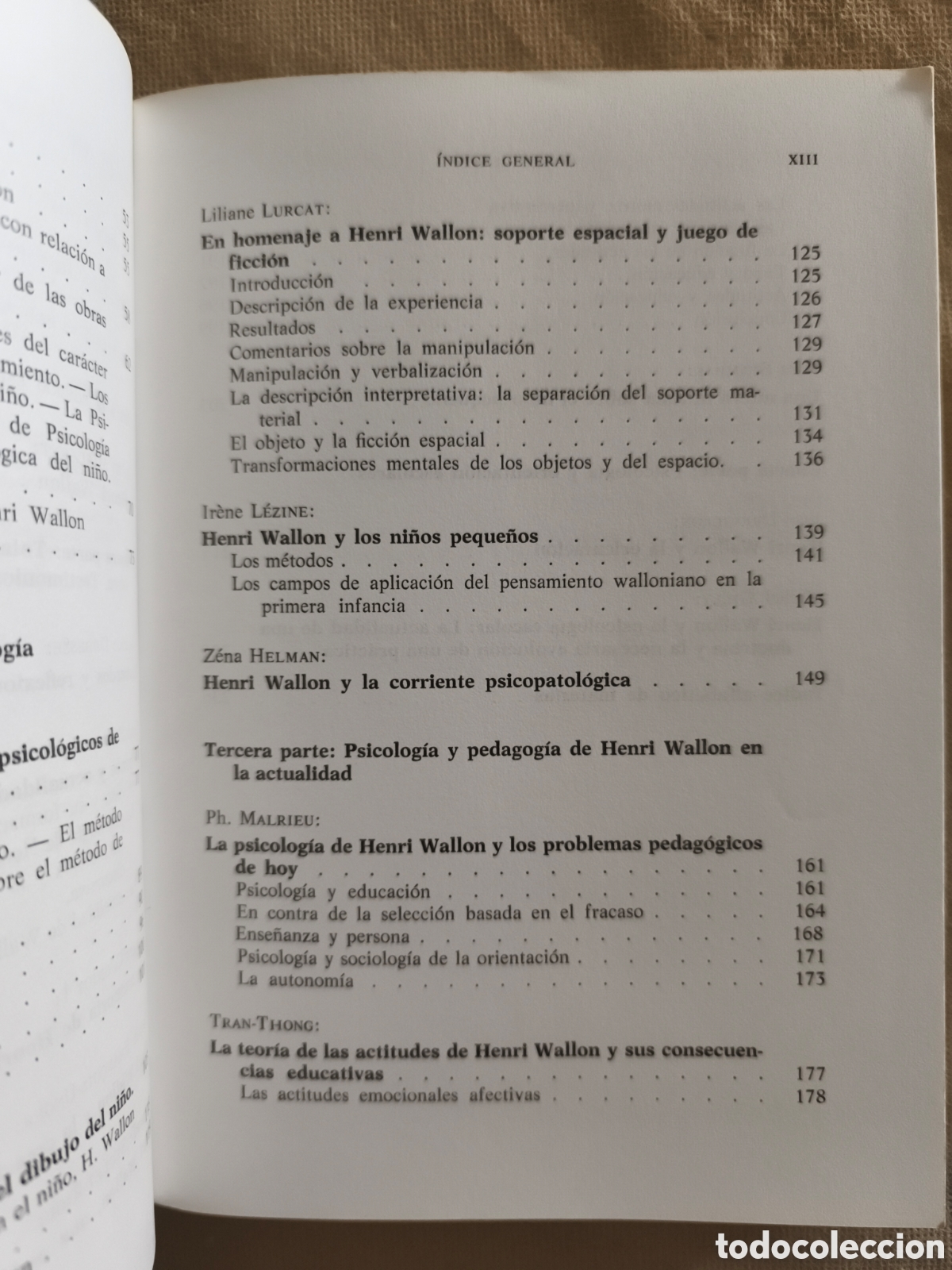 Libros de segunda mano: Introducci&oacute;n a Wallon. Vol I - Foto 8