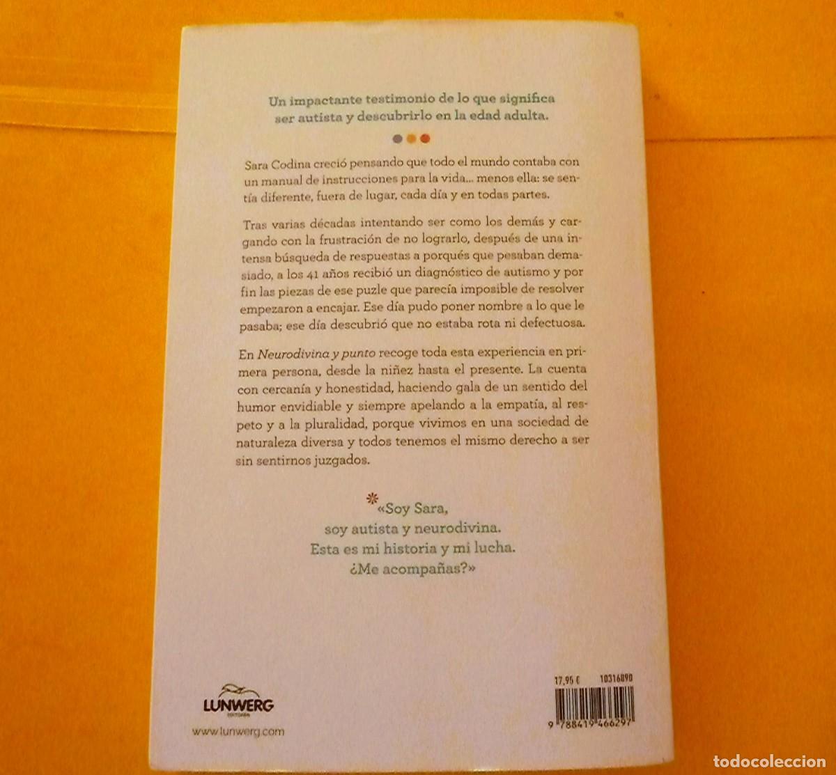 Libros de segunda mano: Neurodivina y Punto. Sara Codina - Foto 2