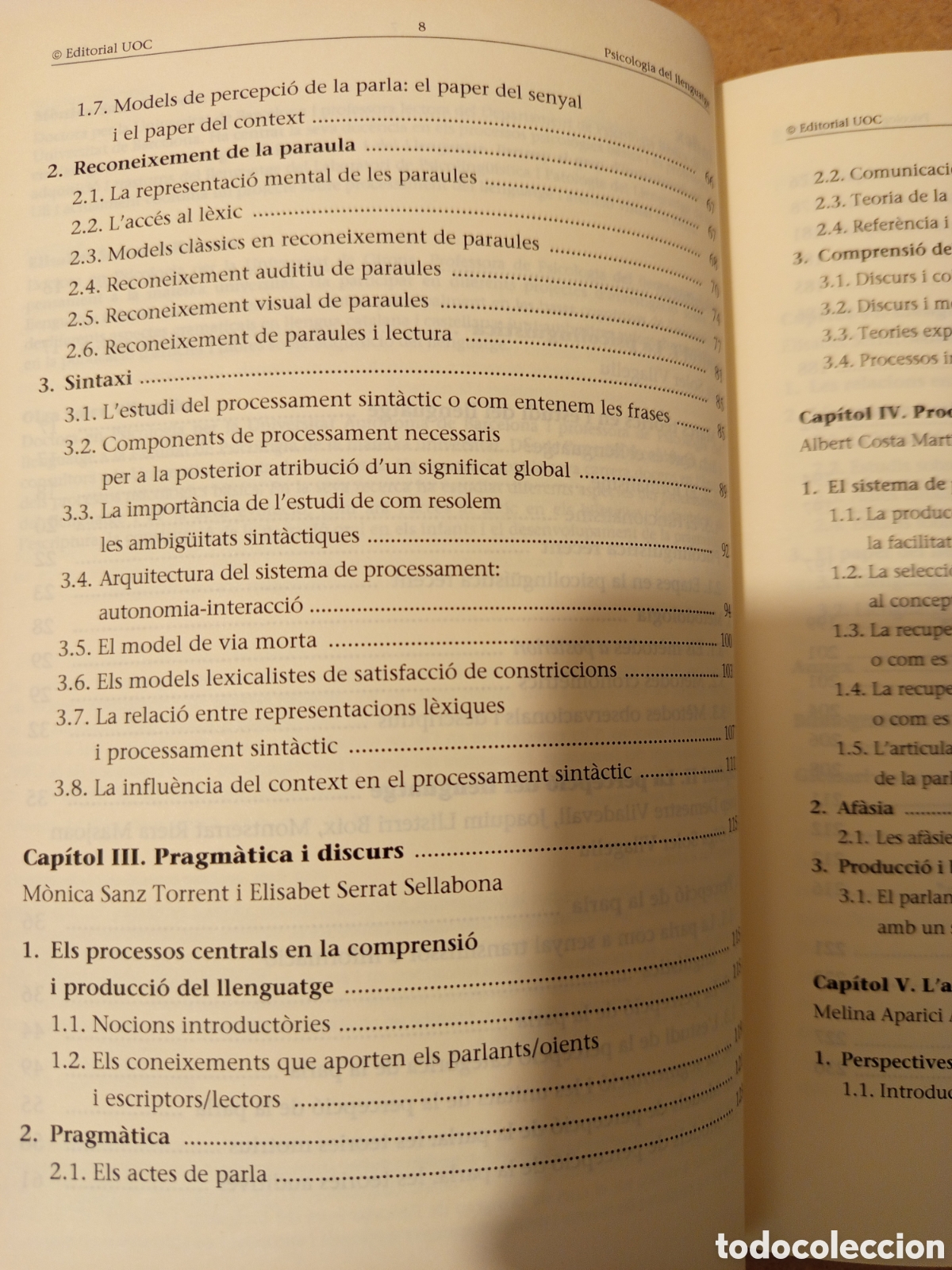 Libros de segunda mano: PSICOLOGIA DEL LLENGUATGE (OLGA SOLER) UOC - Foto 4