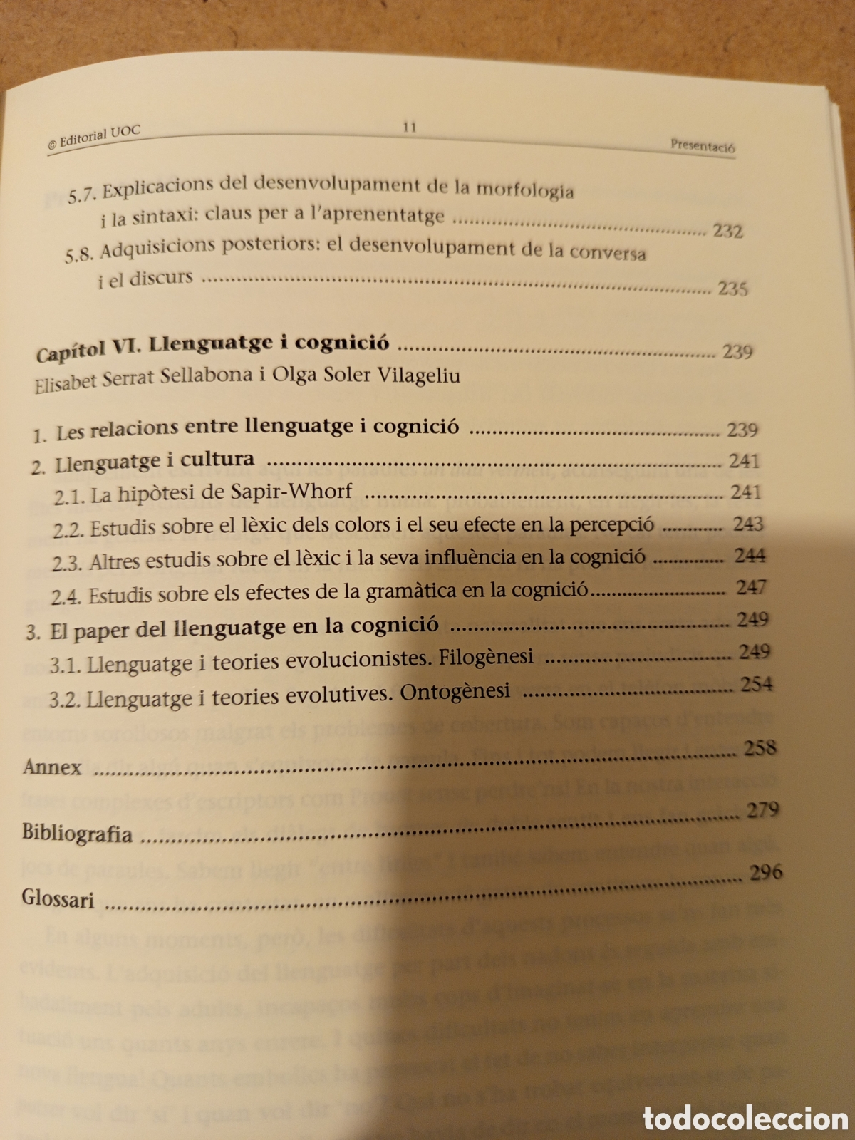 Libros de segunda mano: PSICOLOGIA DEL LLENGUATGE (OLGA SOLER) UOC - Foto 7