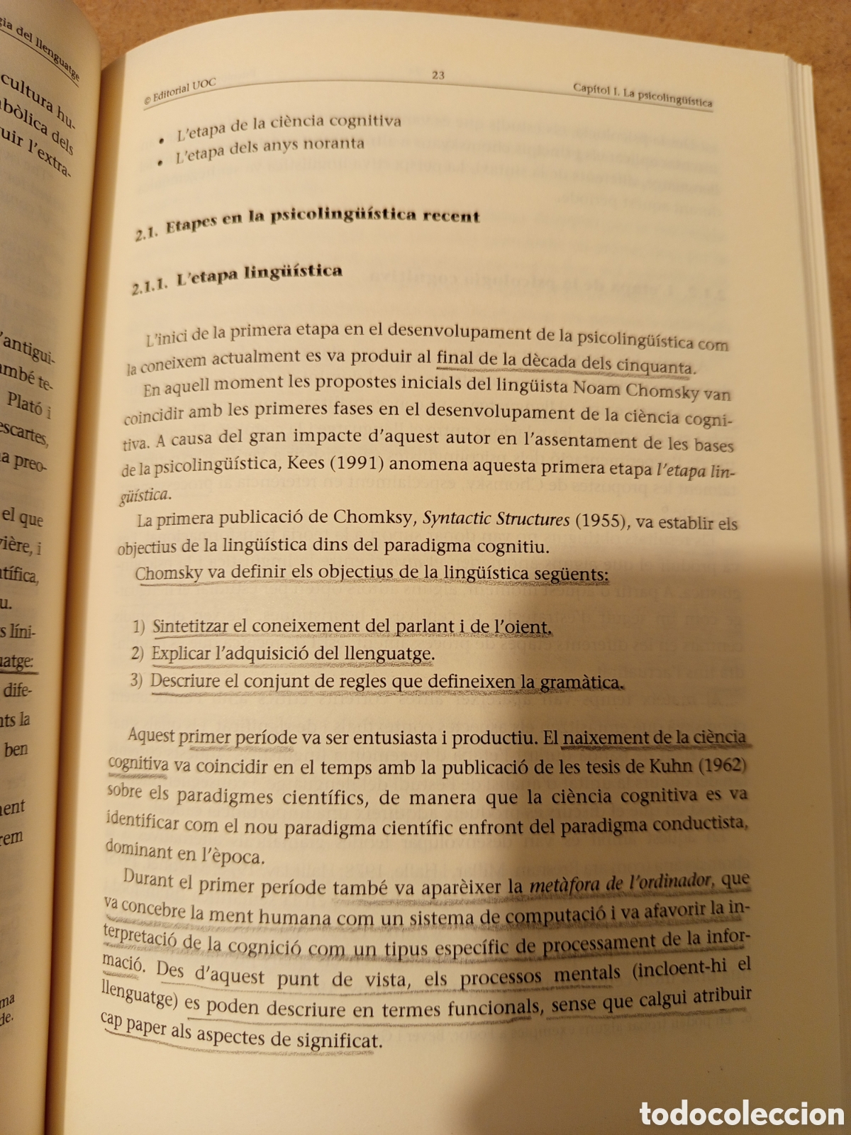 Libros de segunda mano: PSICOLOGIA DEL LLENGUATGE (OLGA SOLER) UOC - Foto 10