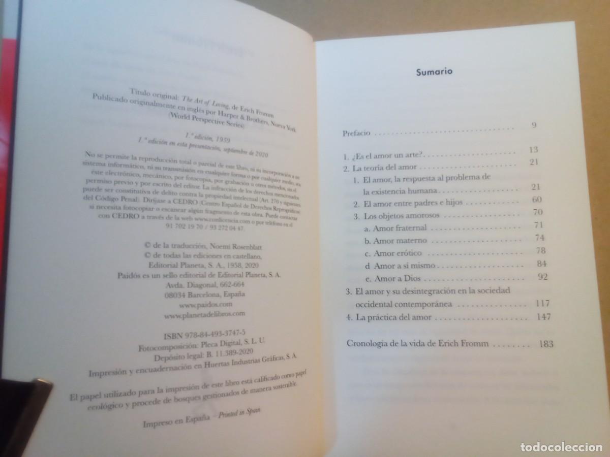 Libros de segunda mano: EL ARTE DE AMAR DE ERICH FROMM - Foto 3