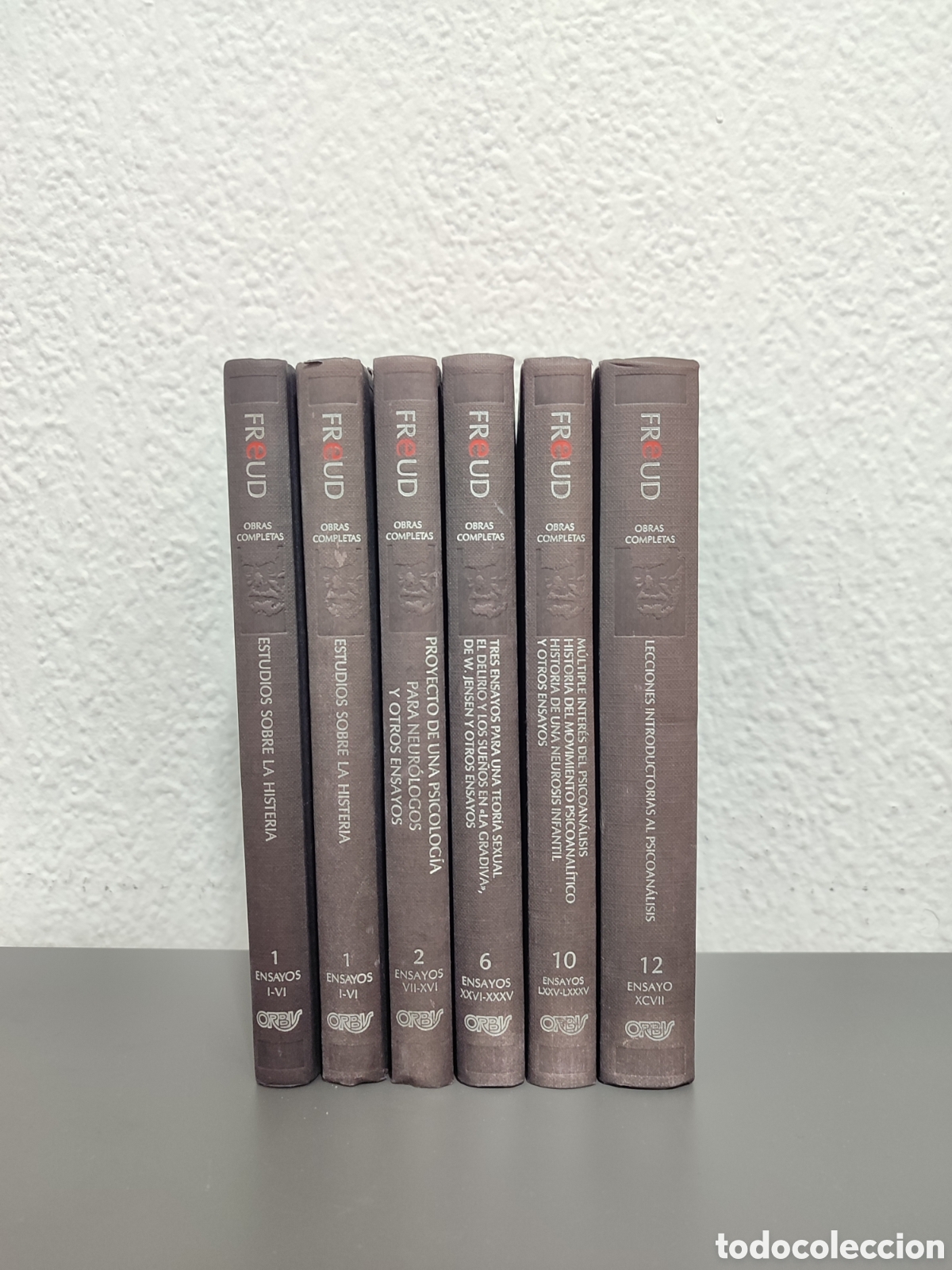 Libros de segunda mano: Obras completas Sigmund Freud, tomos sueltos. Editorial Orbis. Tapa dura