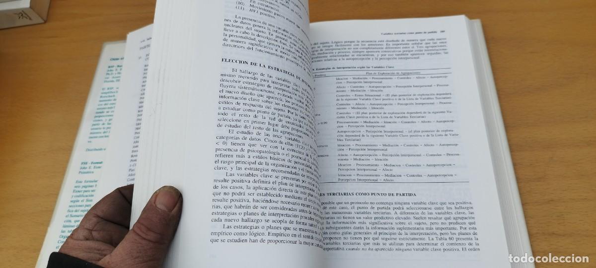 Libros de segunda mano: EL RORSCHACH VOL 1 FUNDAMENTOS BASICOS / JOHN E EXNER / KARA 08 - Foto 18