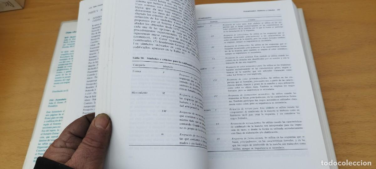 Libros de segunda mano: EL RORSCHACH VOL 1 FUNDAMENTOS BASICOS / JOHN E EXNER / KARA 08 - Foto 20