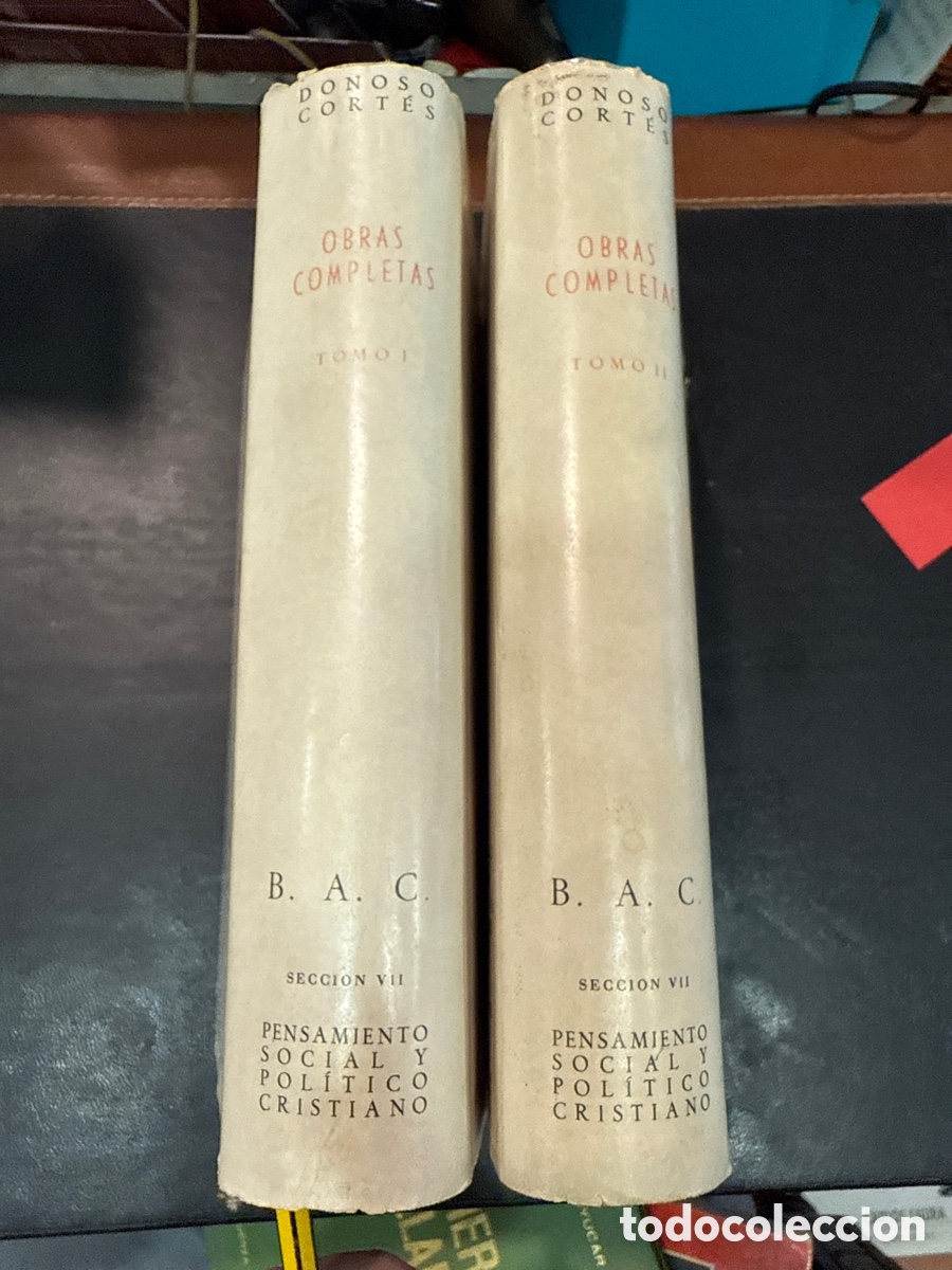 Gebrauchte B&uuml;cher: DONOSO CORT&Eacute;S, Juan Obras completas de Don Juan Donoso Cort&eacute;s, Marqu&eacute;s de Valdegamas: [2 tomos]