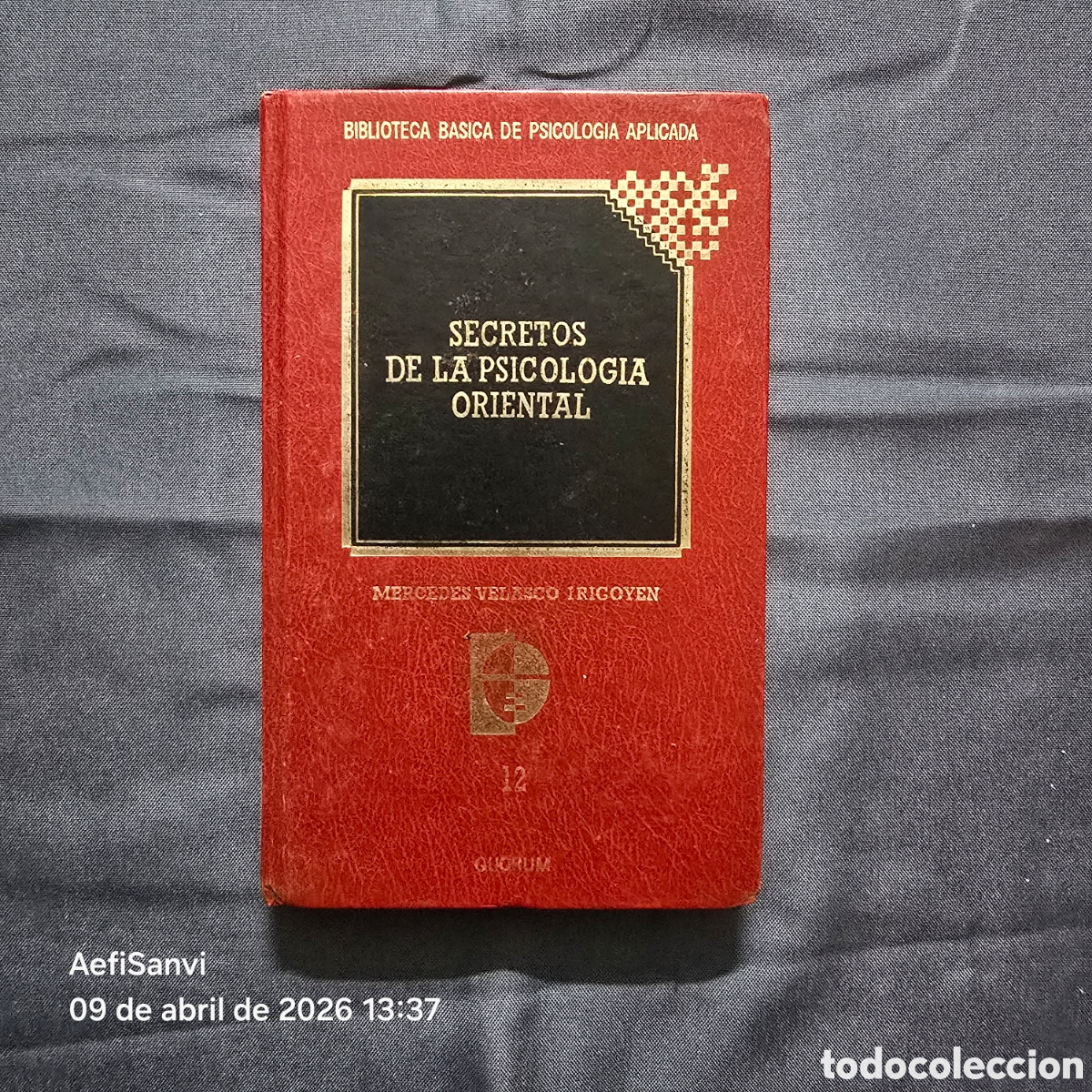 Libros de segunda mano: SECRETOS DE LA PSICOLOG&Iacute;A ORIENTAL (MERCEDES VELASCO IRIGOYEN) (PSICOLOG&Iacute;A APLICADA, QUORUM)