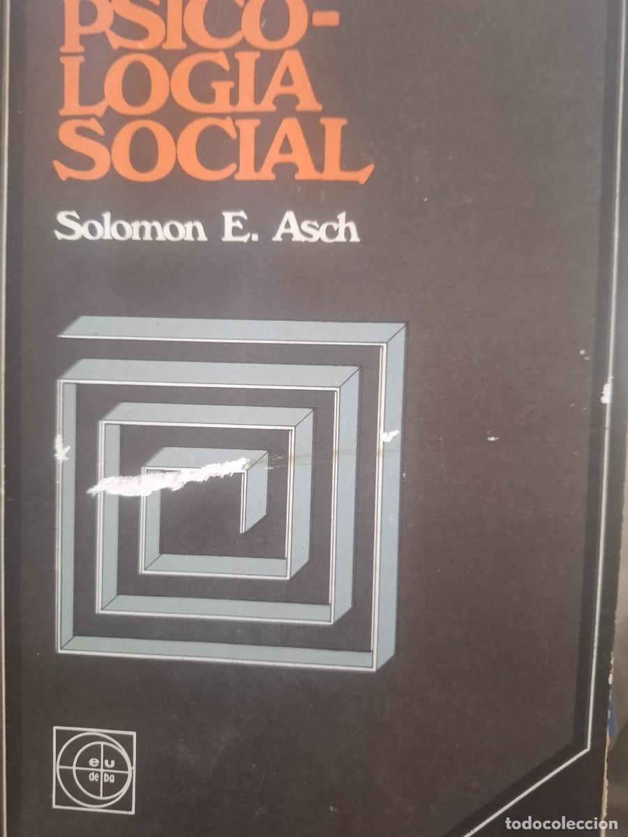 Libros de segunda mano: psicolog&iacute;a social Solomon E Asch - Foto 1