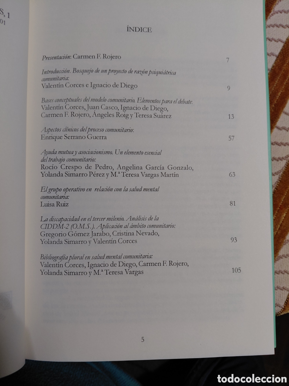 Libros de segunda mano: Salud mental comunitaria, Valent&iacute;n Corces e Ignacio de Diego - Foto 3