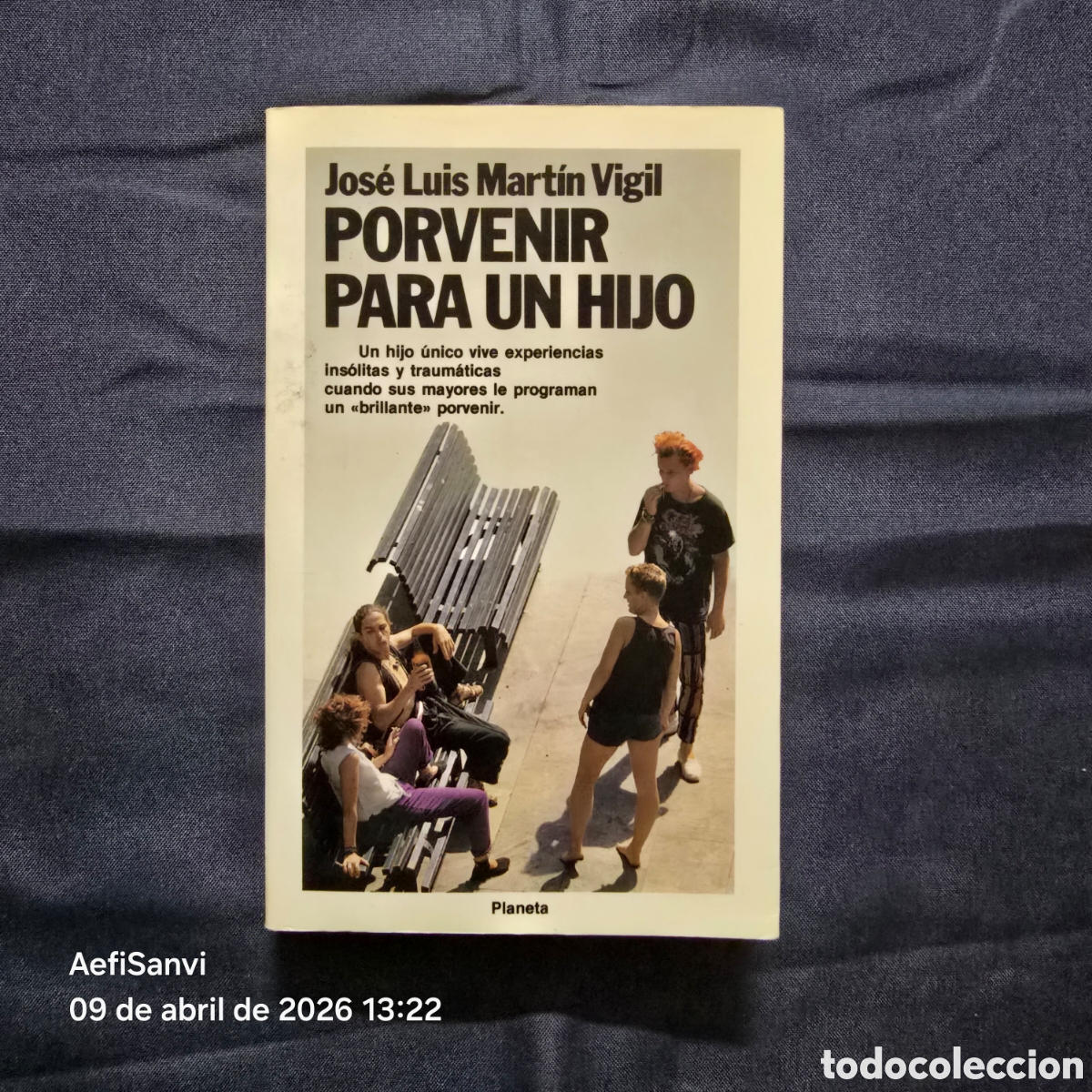 Libros de segunda mano: PORVENIR PARA UN HIJO (JOS&Eacute; LU&Iacute;S MART&Iacute;N VIGIL) (PLANETA)