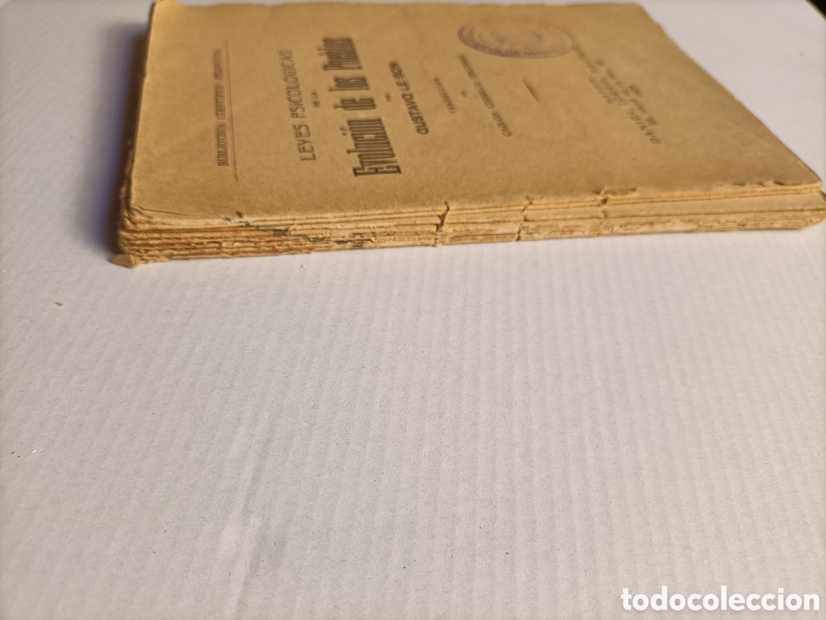 Libros de segunda mano: Leyes psicol&oacute;gicas de la Evoluci&oacute;n de los pueblos Gustavo Le Bon