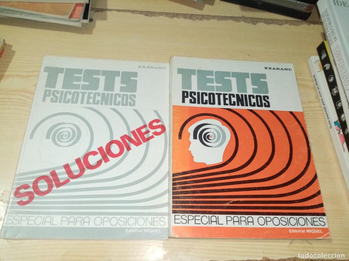 Libros de segunda mano: TESTS PSICOTECNICOS ESPECIAL PARA OPSICIONES. Y SOLUCIONES. C20L - Foto 1