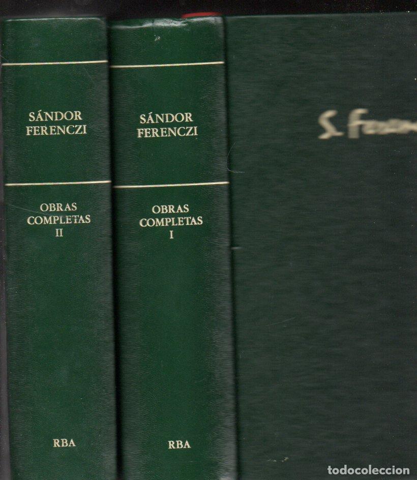 Libros de segunda mano: SANDOR FERENCZI : OBRAS COMPLETAS - 2 TOMOS (BIBLIOTECA PSICOAN&Aacute;LISIS RBA, 2006)