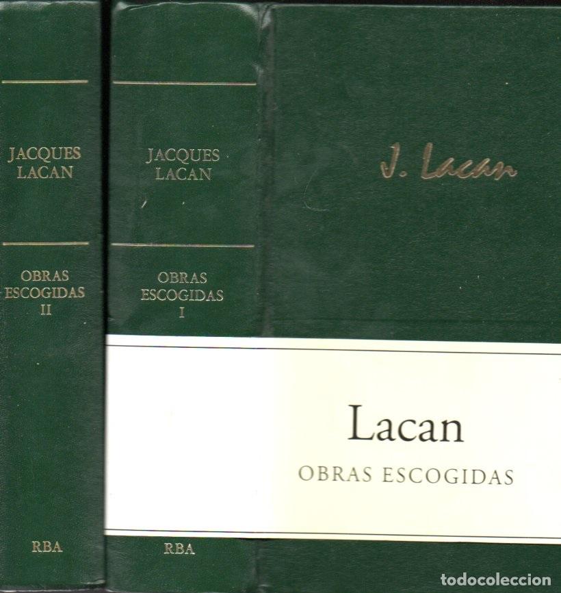 Libros de segunda mano: JACQUES LACAN : OBRAS ESCOGIDAS - 2 TOMOS (BIBLIOTECA PSICOAN&Aacute;LISIS RBA, 2006)