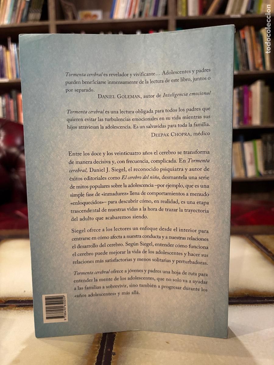 Libros de segunda mano: Tormenta cerebral. El poder y el prop&oacute;sito del cerebro adolescente Daniel J. Siegel - Foto 2
