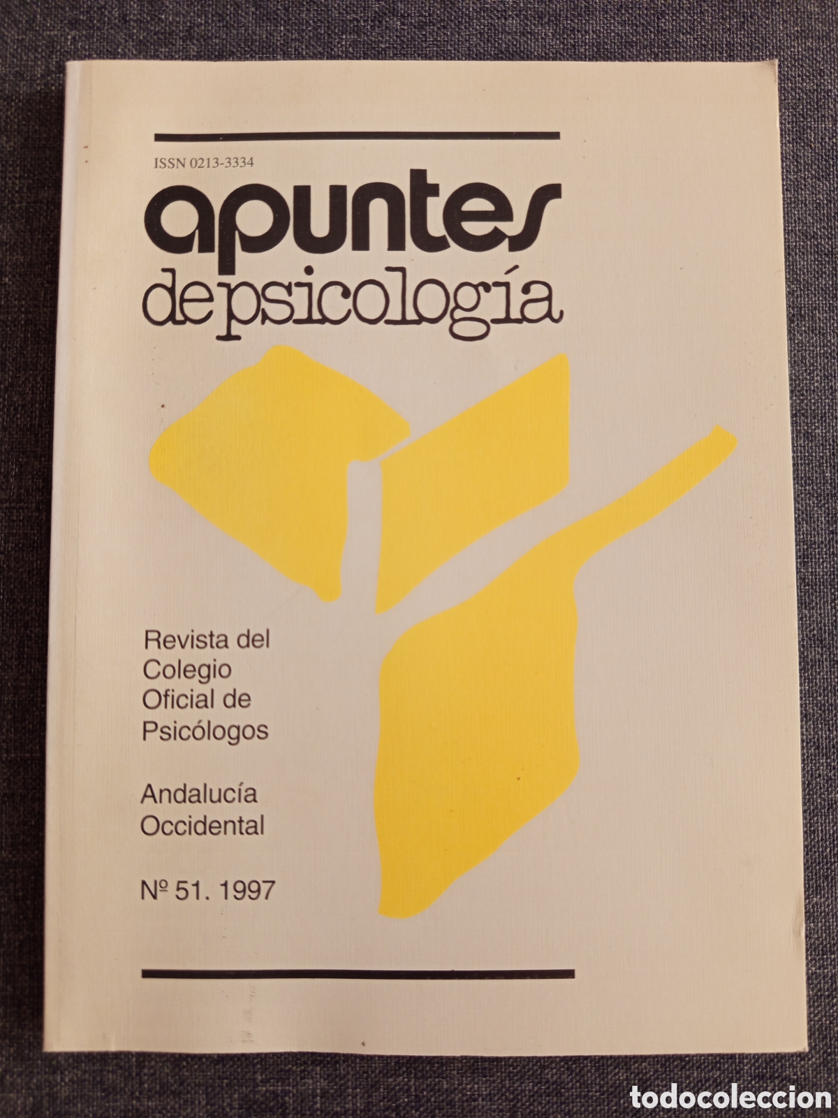 Libros de segunda mano: APUNTES DE PSICOLOGIA N 51 (1997) REVISTA DEL COLEGIO OFICIAL DE PSICOLOGOS. ANDALUCIA OCCIDENTAL