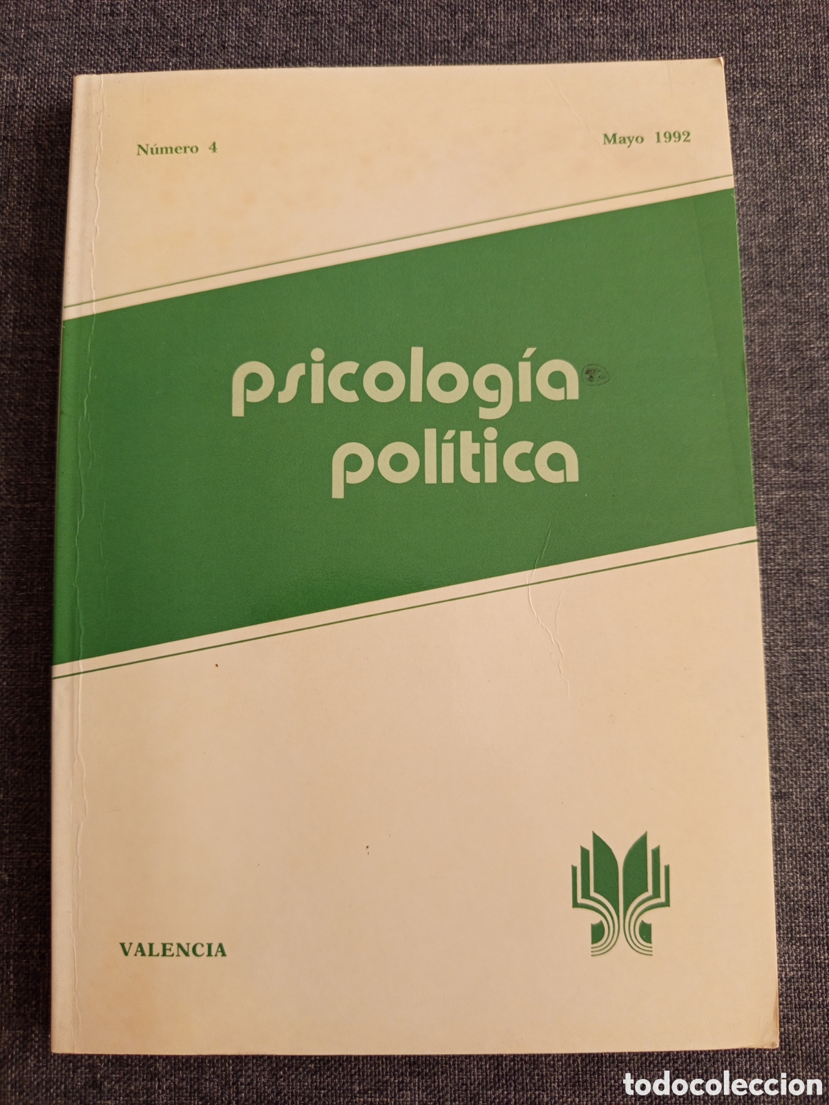 Libros de segunda mano: PSICOLOGIA POLITICA N&deg; 4 (MAYO 1992)