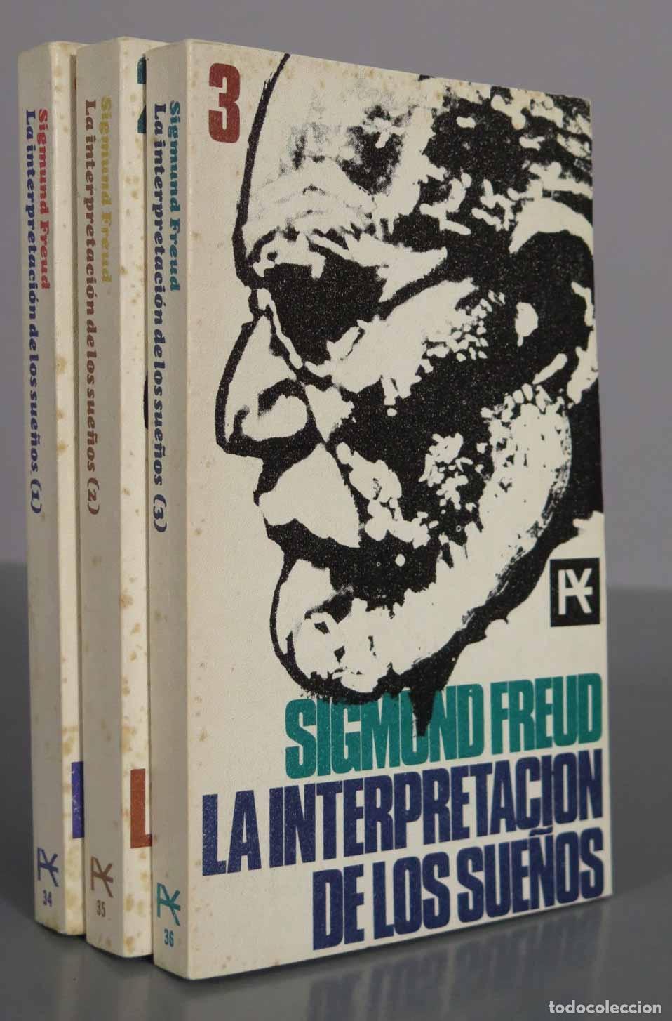 Libros de segunda mano: La interpretaci&oacute;n de los sue&ntilde;os - Sigmund Freud 3 TOMOS - Foto 1