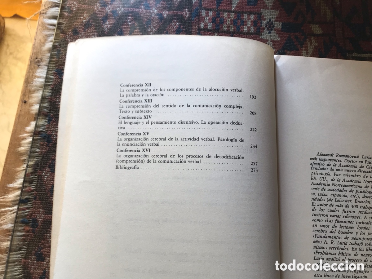 Libros de segunda mano: Conciencia y lenguaje. A. R. Luria. Aprendizaje Visor - Foto 4