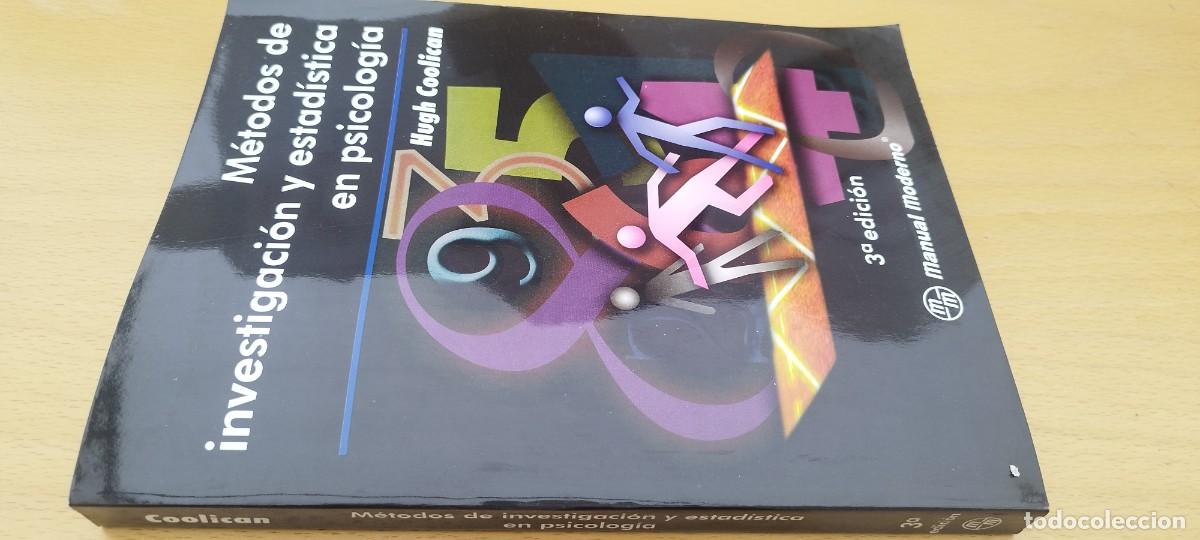 Libros de segunda mano: METODOS DE INVESTIGACION Y ESTADISTICA EN PSICOLOGIA / HUGH COOLICAN / KARA 02 / MANUAL MODERN
