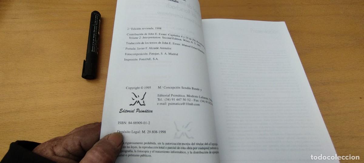 Libros de segunda mano: MANUAL DE INTERPRETACION DEL RORSCHACH / EXNER-SENDIN / KARA 9 / PSIMATICA - Foto 9