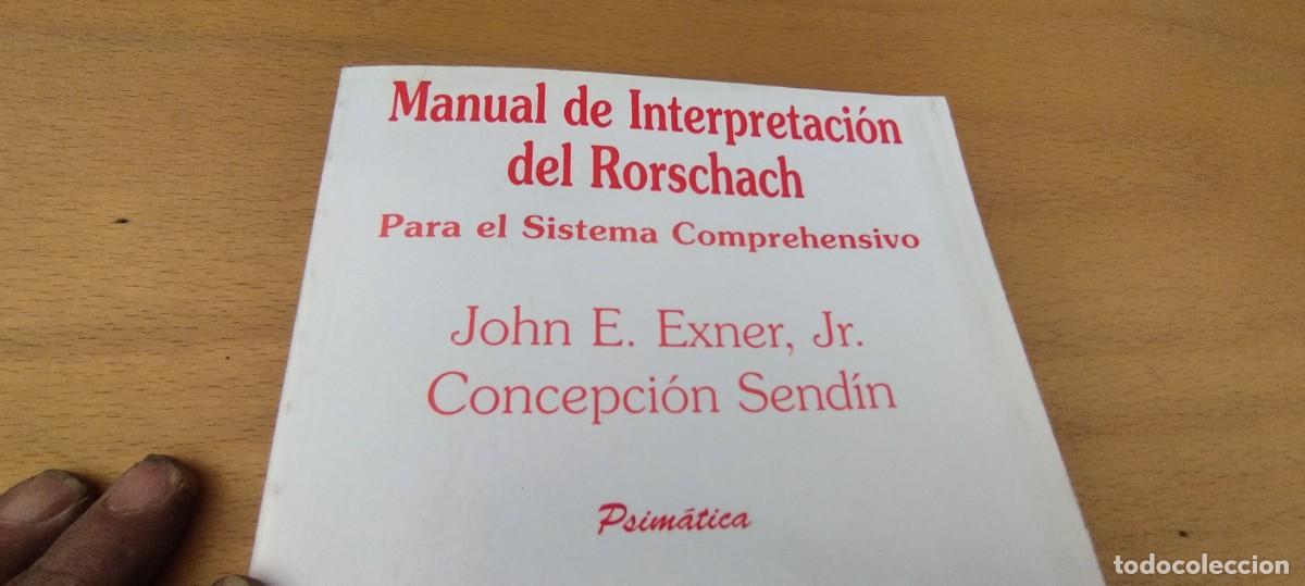Libros de segunda mano: MANUAL DE INTERPRETACION DEL RORSCHACH / EXNER-SENDIN / KARA 9 / PSIMATICA - Foto 3