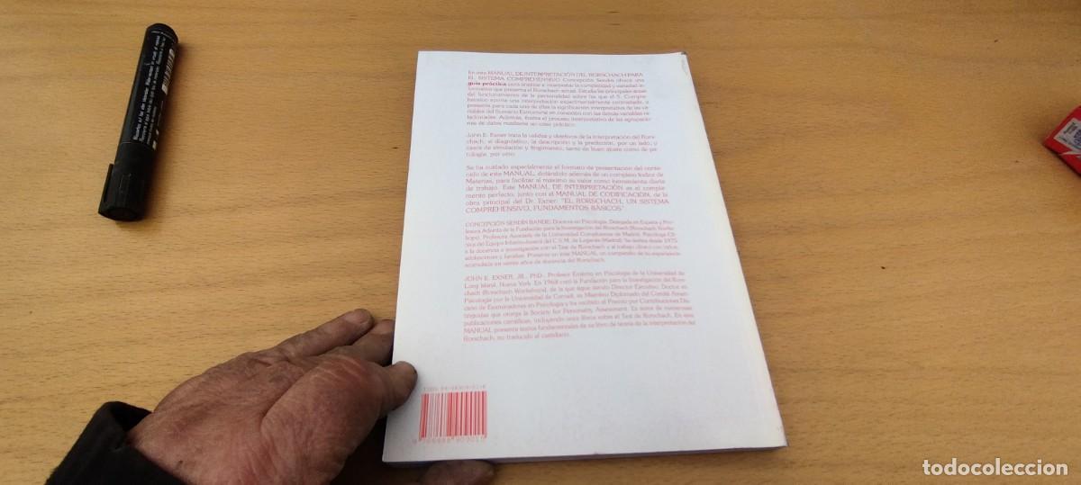 Libros de segunda mano: MANUAL DE INTERPRETACION DEL RORSCHACH / EXNER-SENDIN / KARA 9 / PSIMATICA - Foto 4