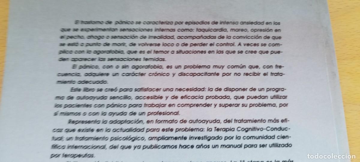 Libros de segunda mano: COMO SUPERAR EL PANICO / ELIA ROCA / KARA 18 / ACDE - Foto 6